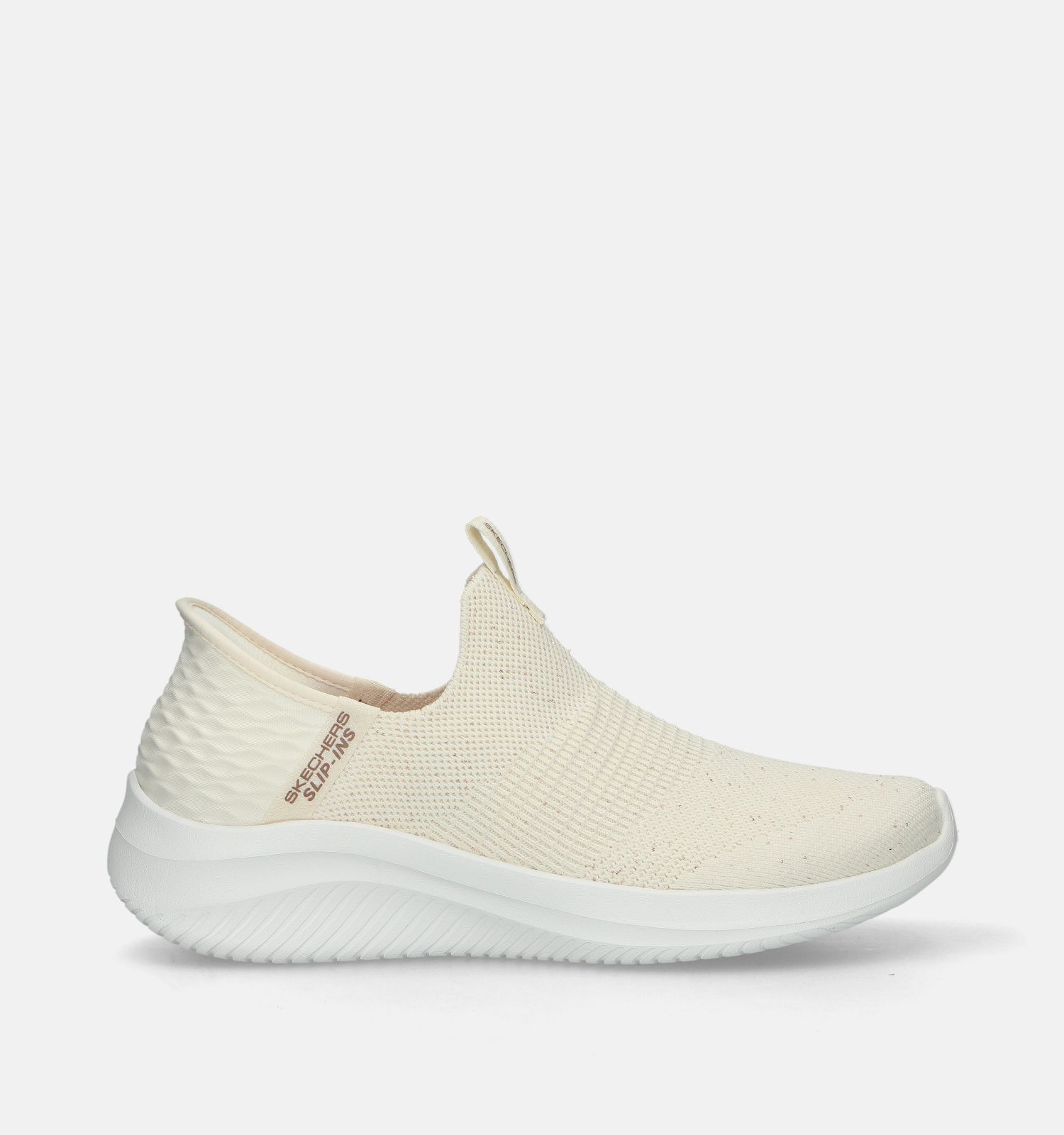 Witte skechers top dames instappers