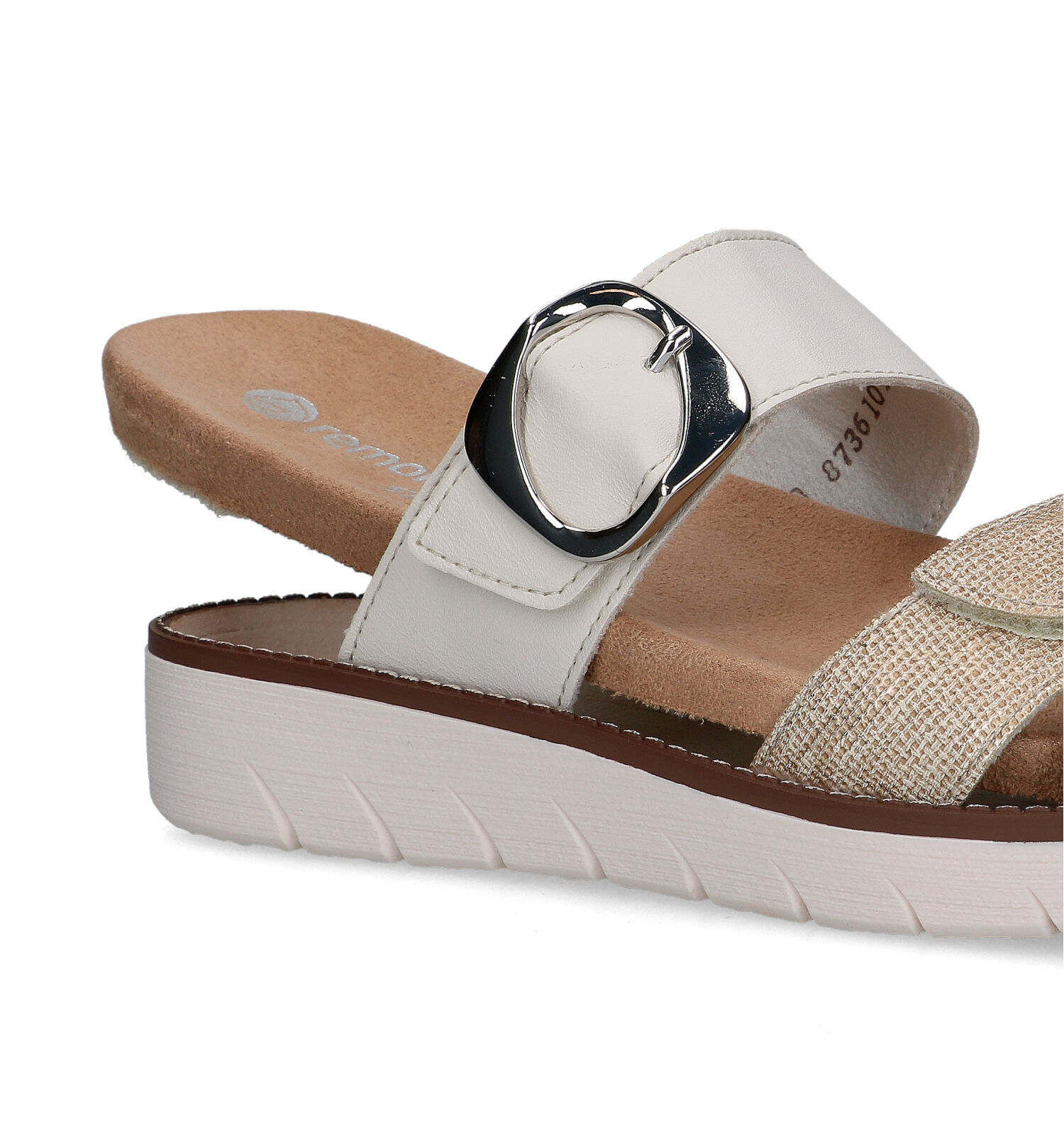 Cursus Perth Blackborough campus Remonte Beige Slippers voor Steunzolen | Dames Slippers