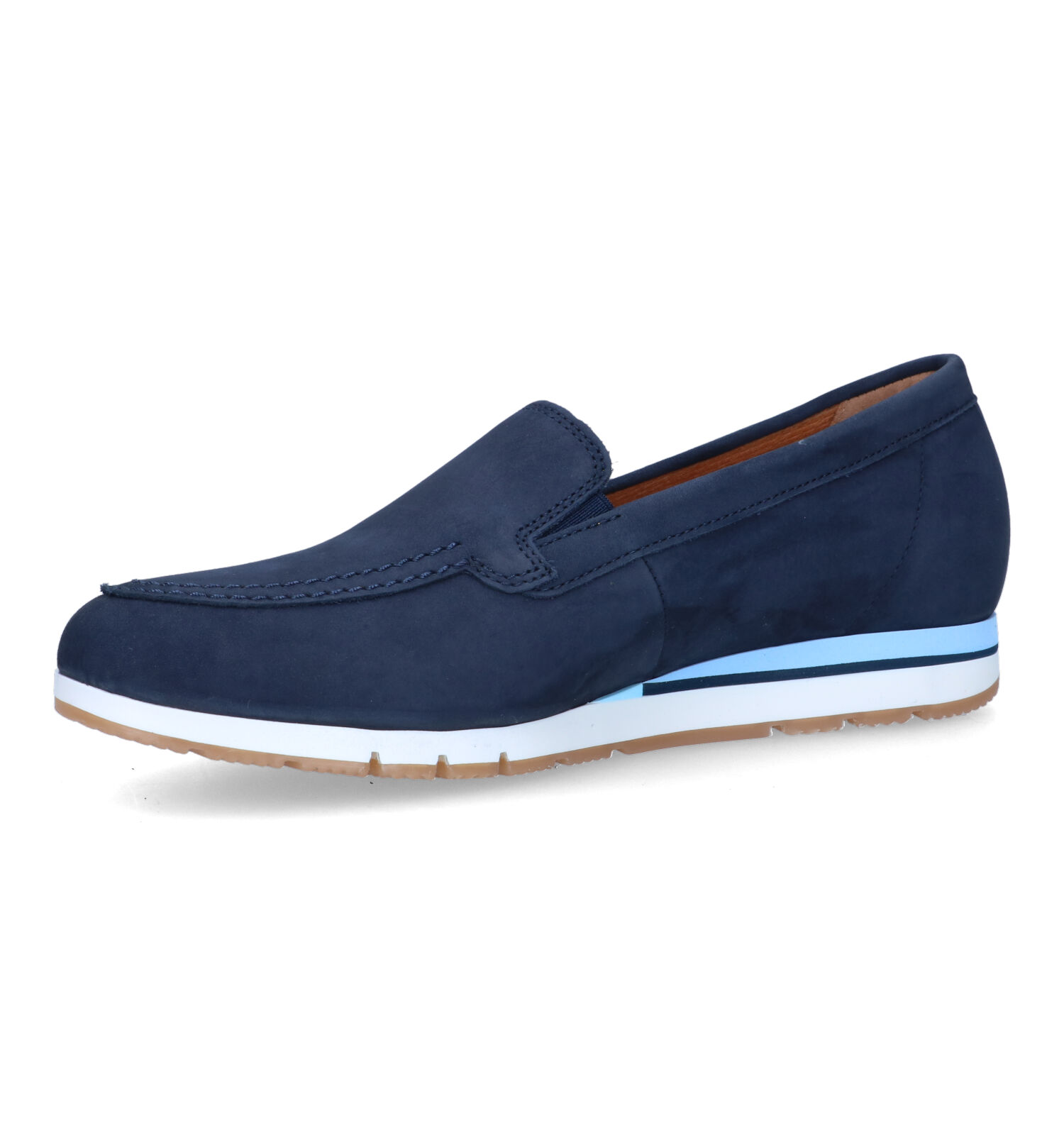 Blauwe instappers top gabor