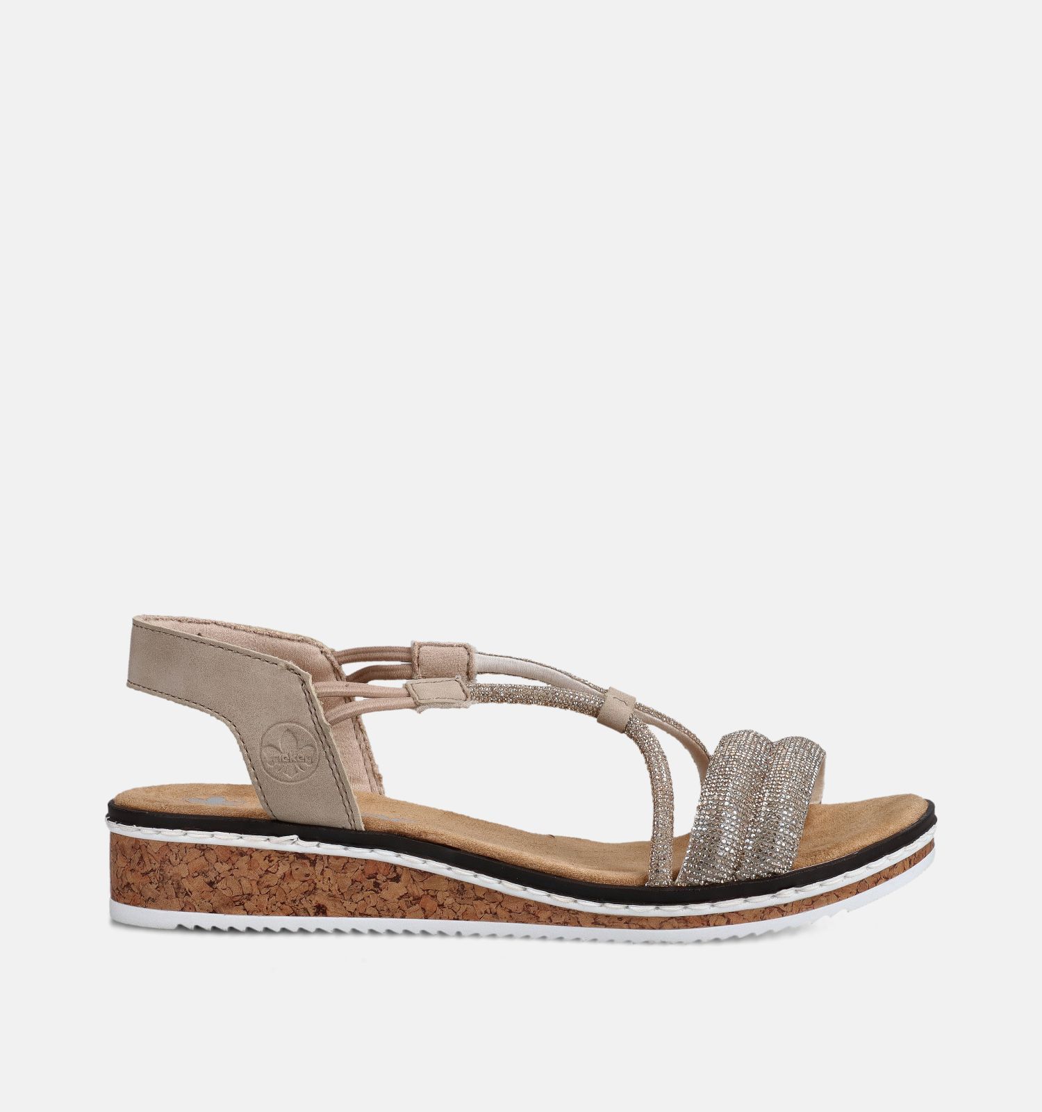 Rieker Gouden Sandalen