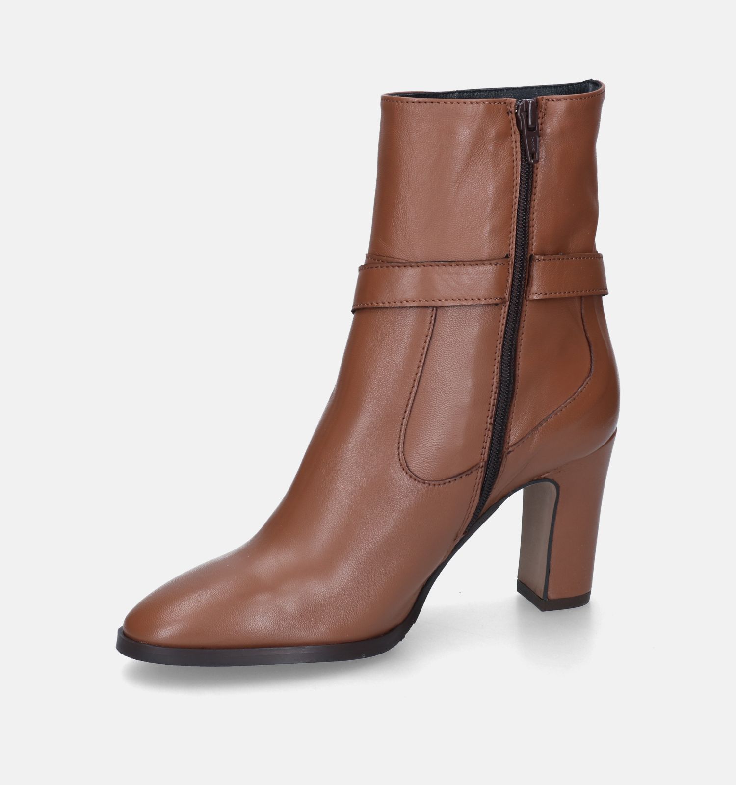 cognac laars met hak