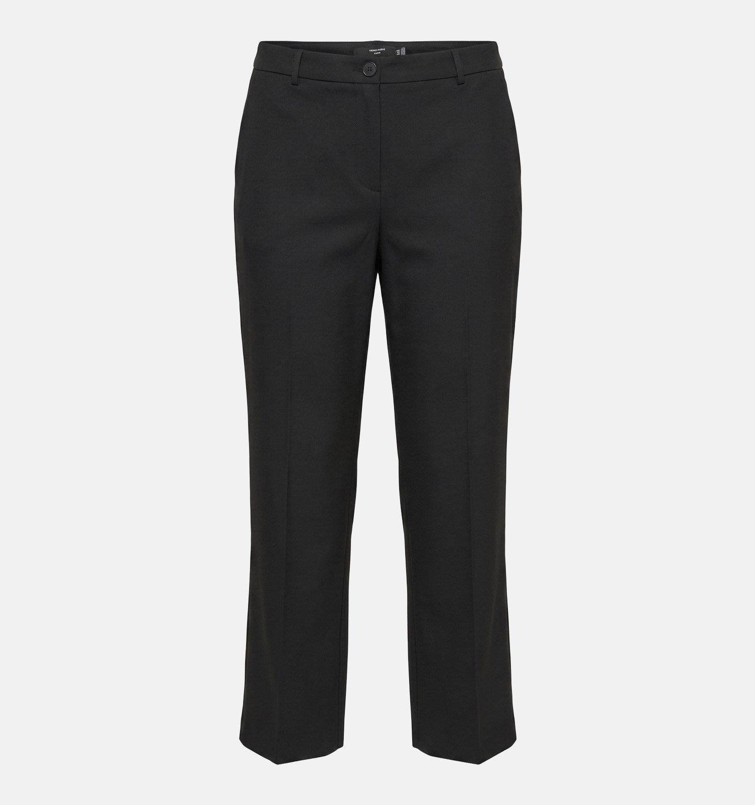 Vero Moda Curve Texas Straight Zwarte Broek L32