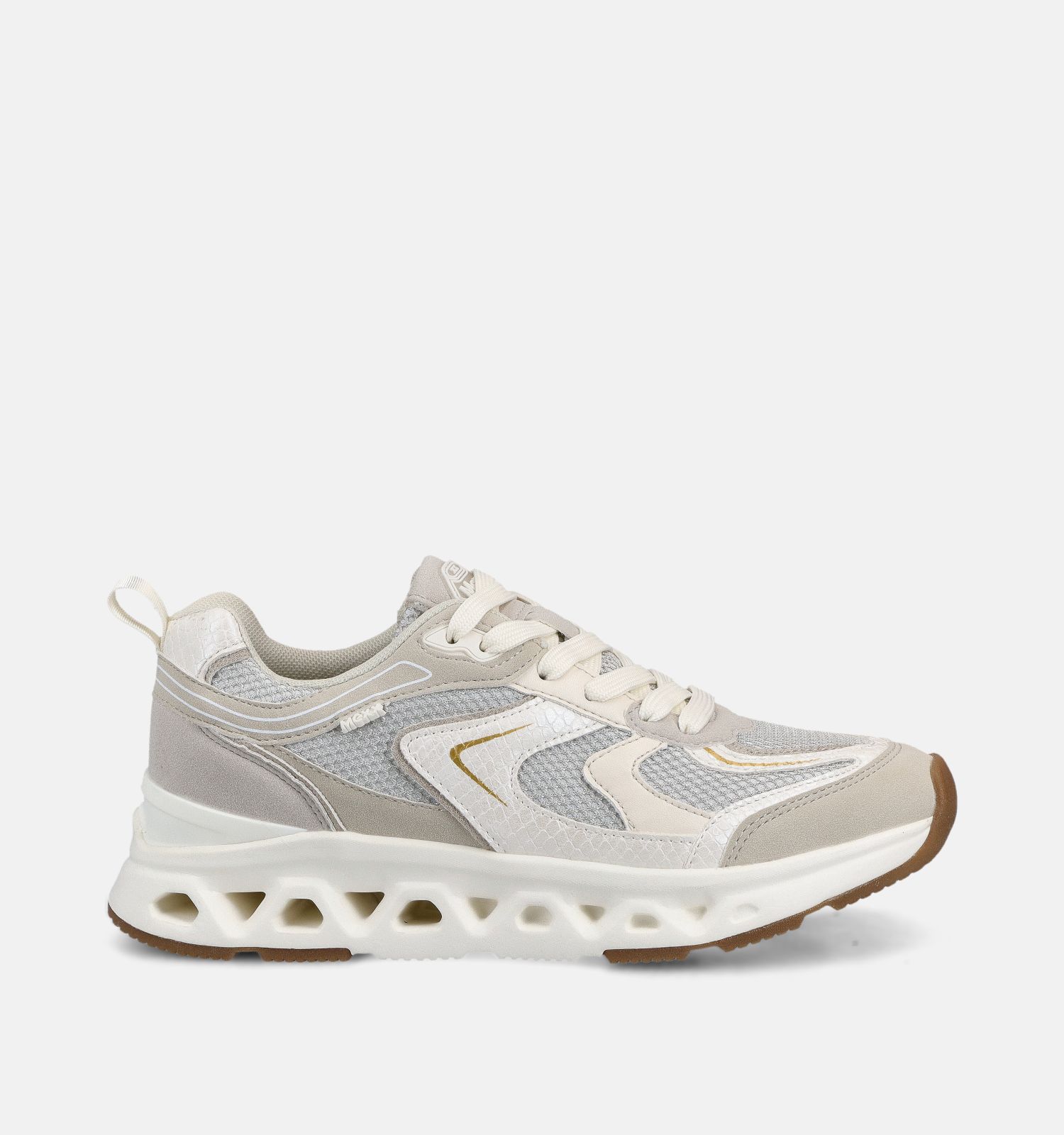 Mexx Therry Splash Witte Geklede Sneakers