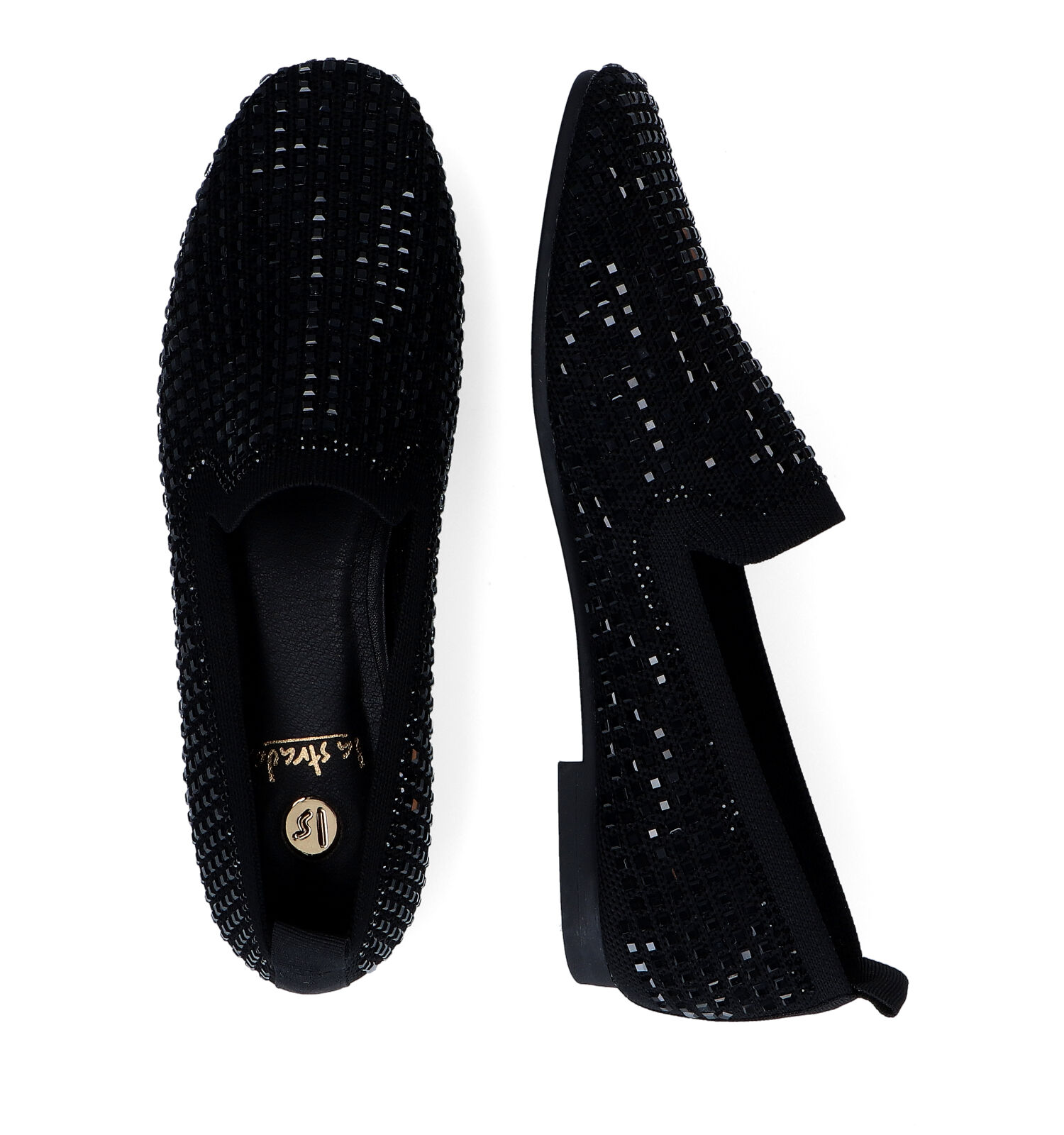 Cadeau Ontmoedigen kraam La Strada Zwarte Loafers | Dames Lage schoenen