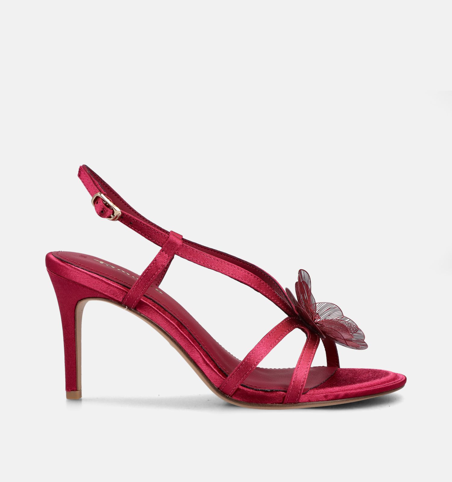 Tamaris Flower Sandales à talons en Fuchsia