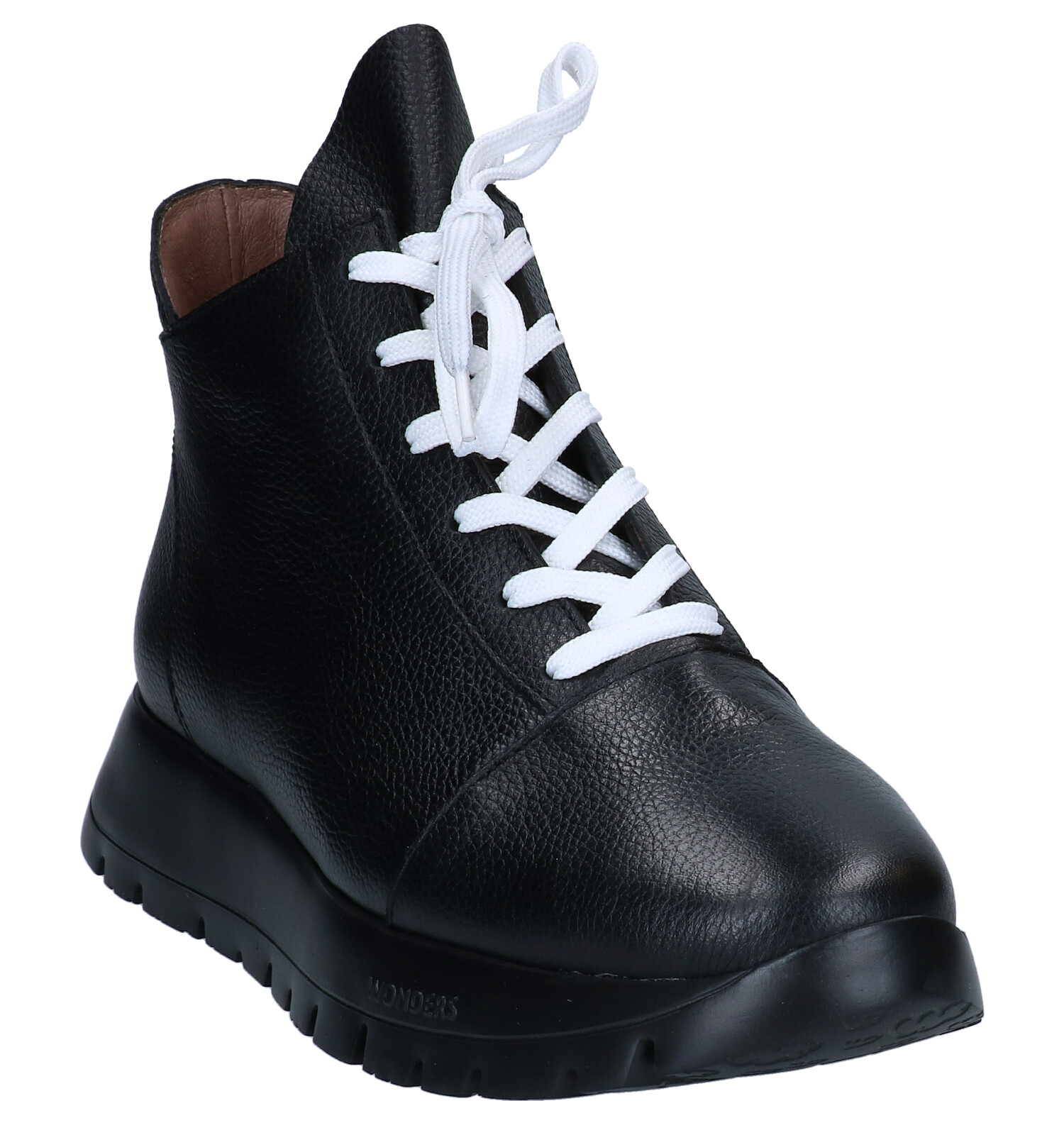 Wonders Zwarte Hoge Veterschoenen | TORFS.BE | Gratis verzend en retour