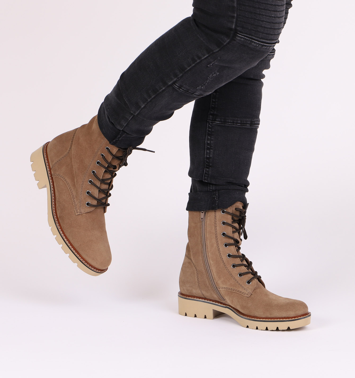 Gabor OptiFit Taupe Bottines | TORFS.BE | Gratis verzend en retour