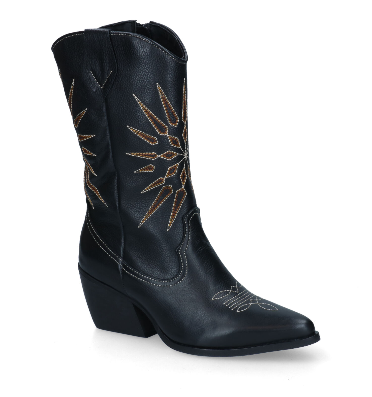 Assimilatie schapen pauze Shoecolate Zwarte Cowboy Boots | Dames Boots,Laarzen