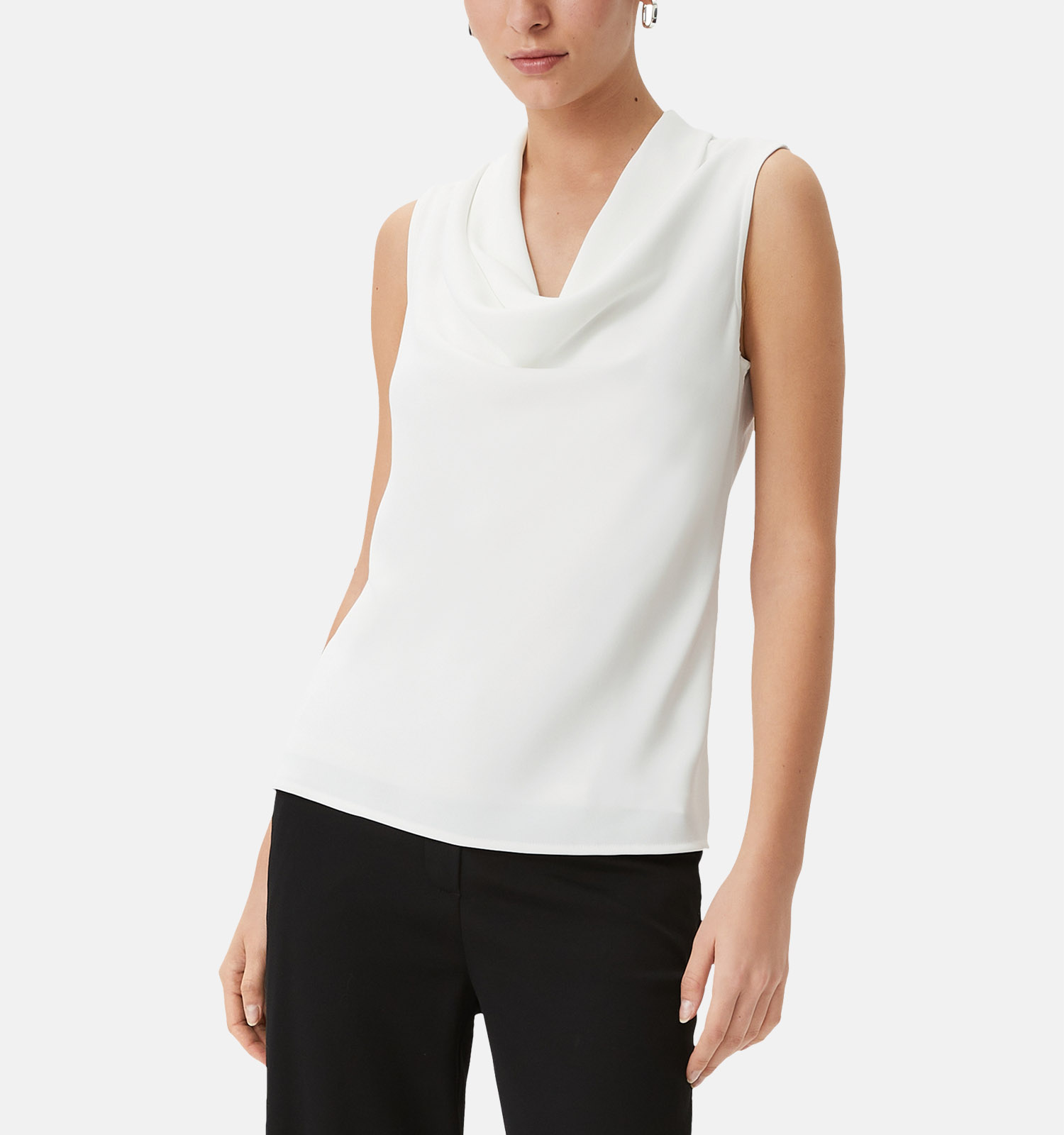 comma Wit Topje Dames Topjes Online op TORFS.BE