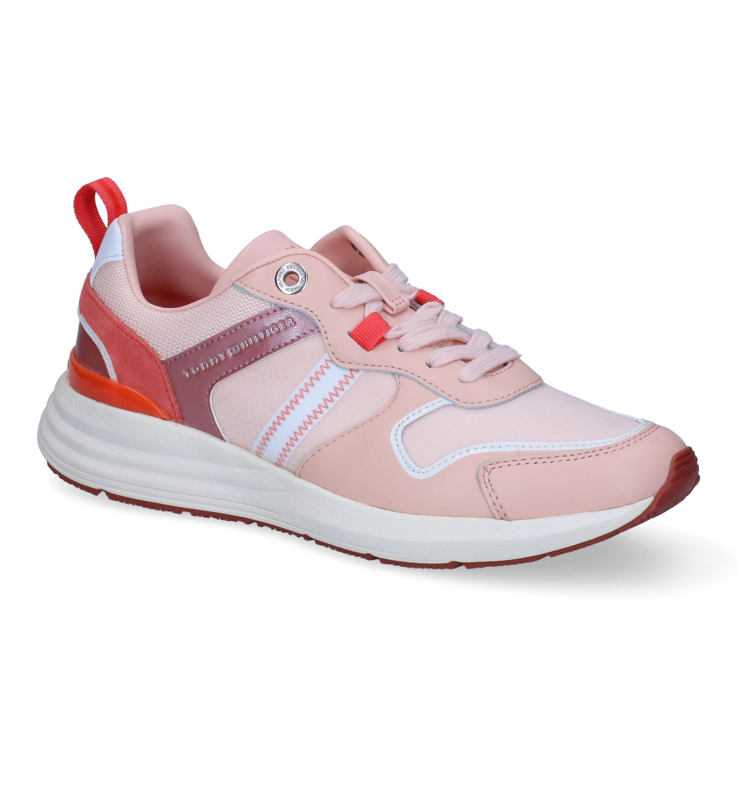 svinge Tilbageholdenhed kritiker Tommy Hilfiger Metallic Casual Retro Roze Sneakers | Dames Sneakers