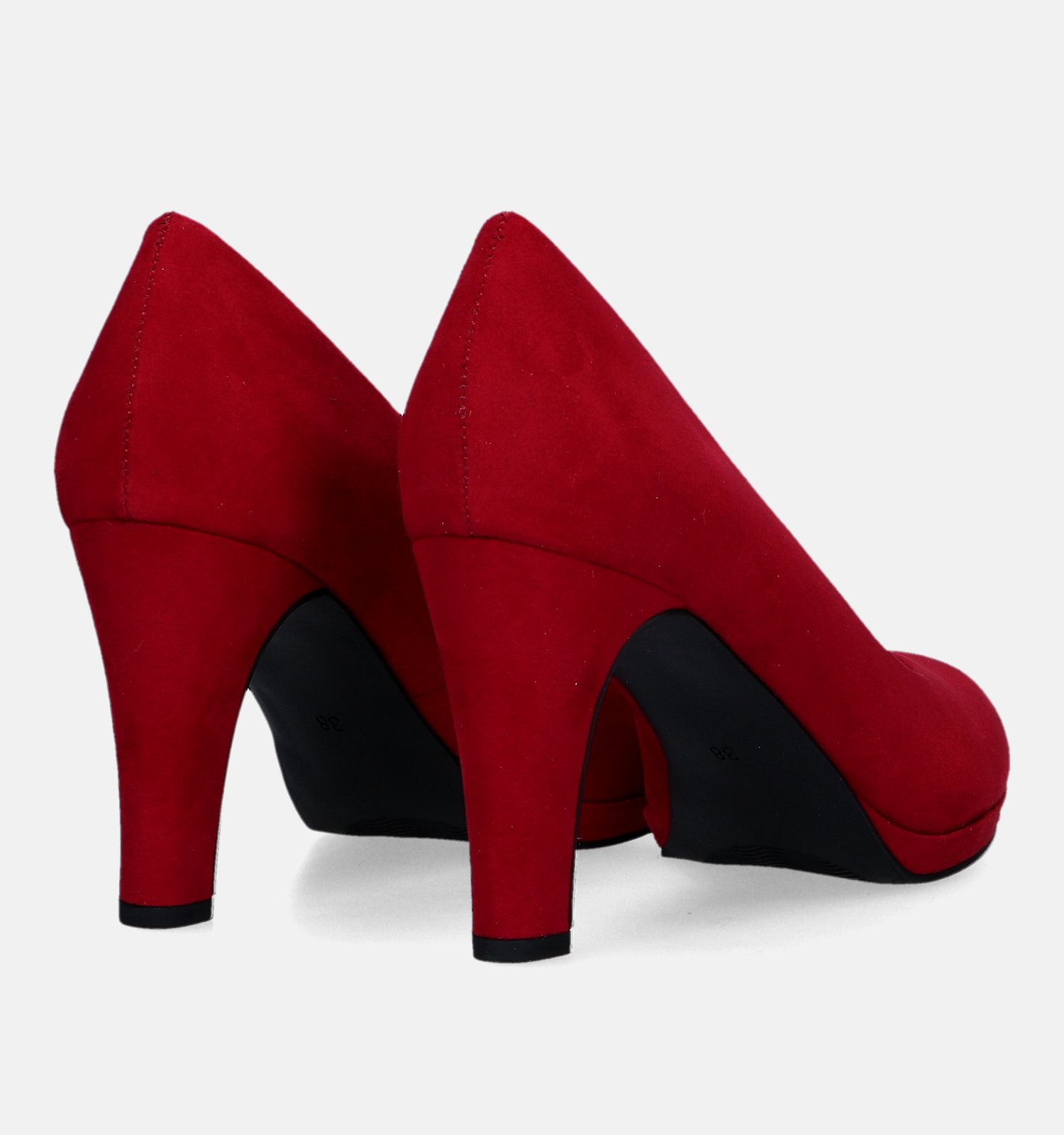 Marco tozzi sales pumps rood