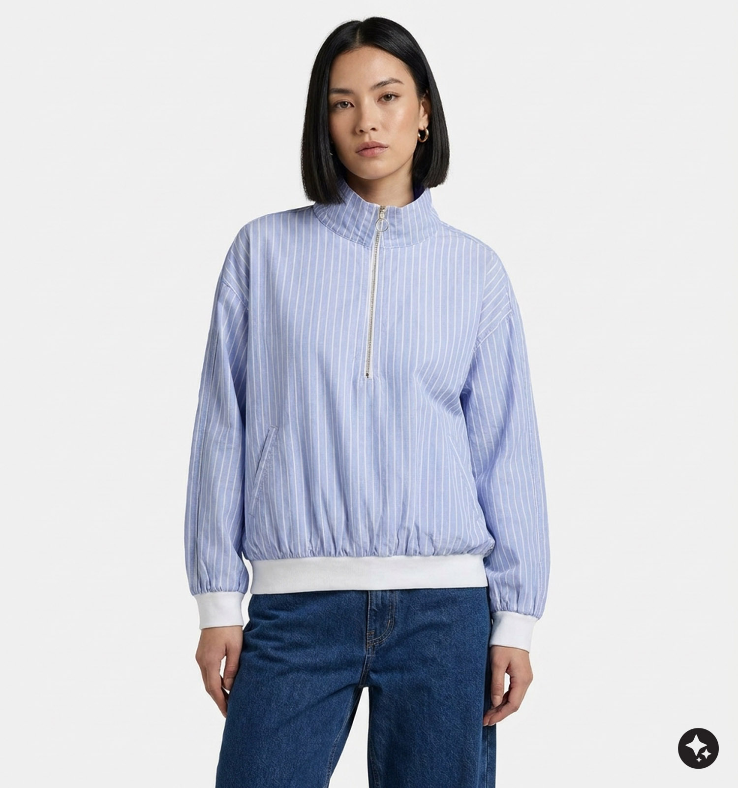 Adoré Celina Blouse en Bleu