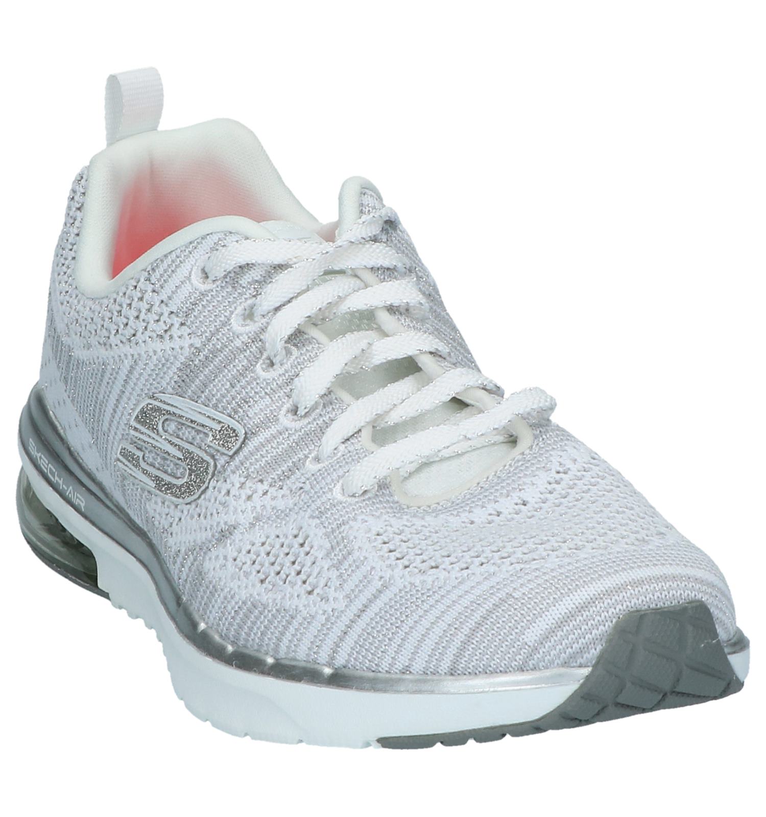 basket skechers argent