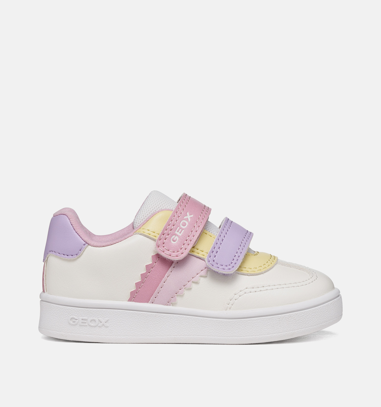 Geox Eclyper Ecru/Multi Babysneakers