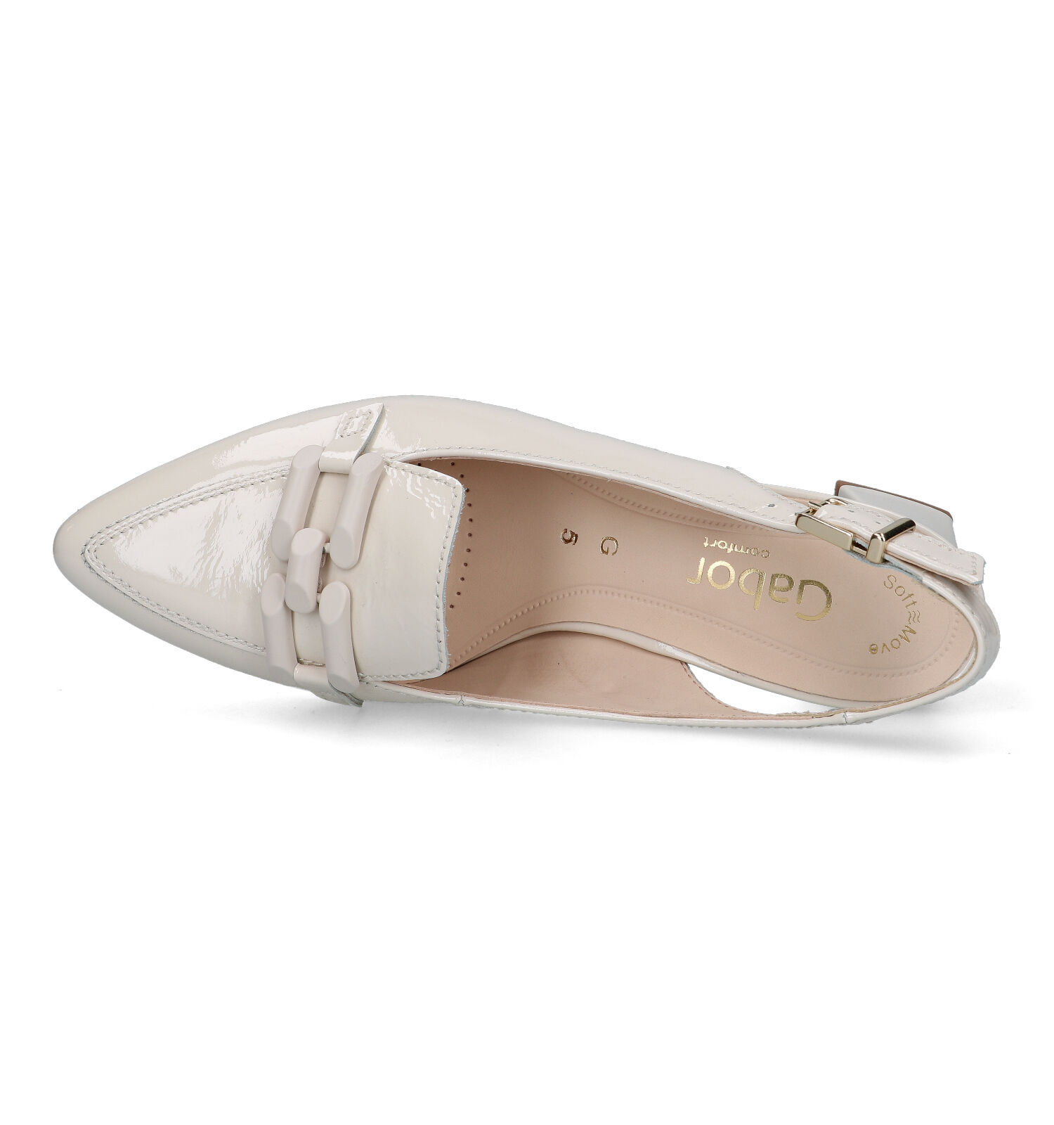 van nu af aan gastheer rouw Gabor Soft Move Beige Slingback sandalen | Dames Pumps