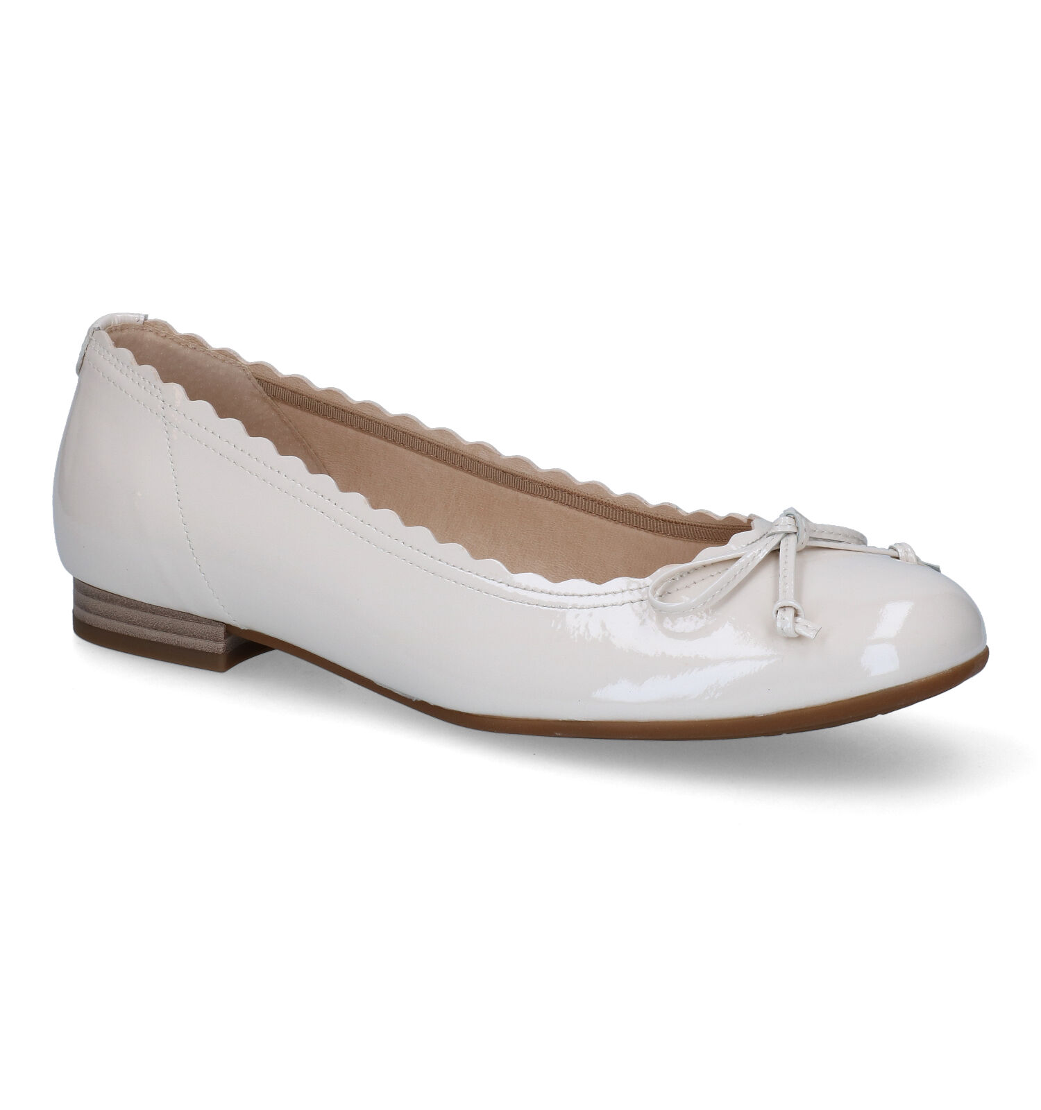Gabor Ecru Ballerina's | TORFS.BE | Gratis verzend en retour