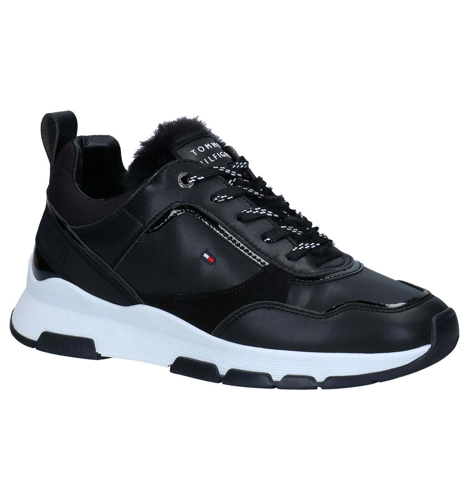 Tommy Hilfiger Sporty Chuncky Zwarte Sneakers Dames Sneakers