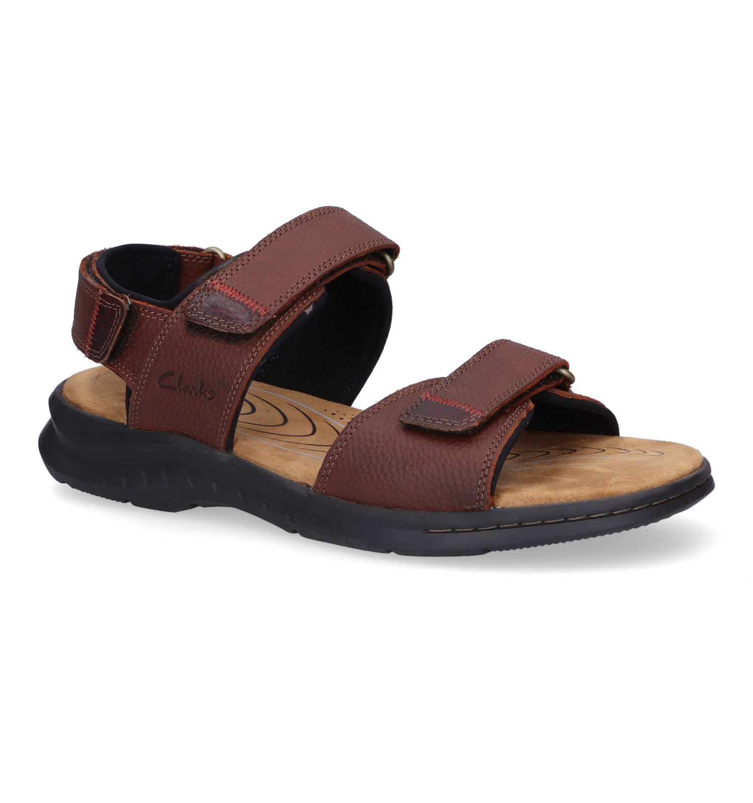 Clarks Hapsford Creek Bruine Sandalen | TORFS.BE | Gratis verzend en retour