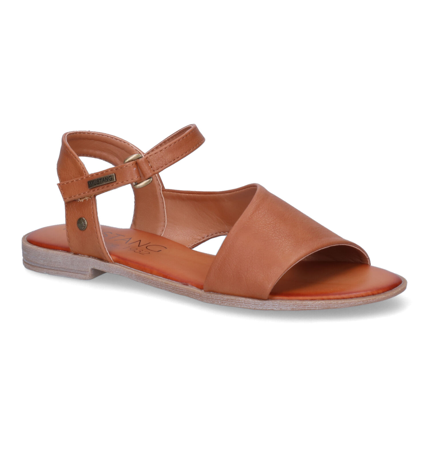 Mustang Cognac Sandalen | Dames