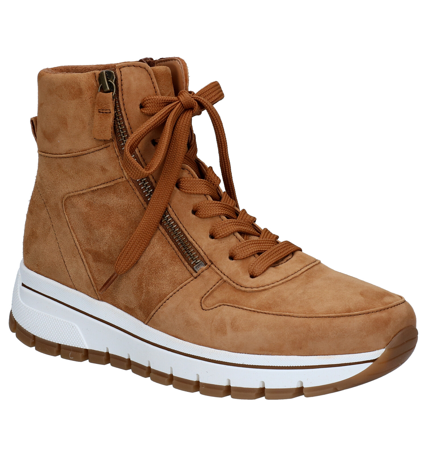 Gabor Best Fitting Cognac Hoge Sneakers TORFS.BE Gratis verzend en
