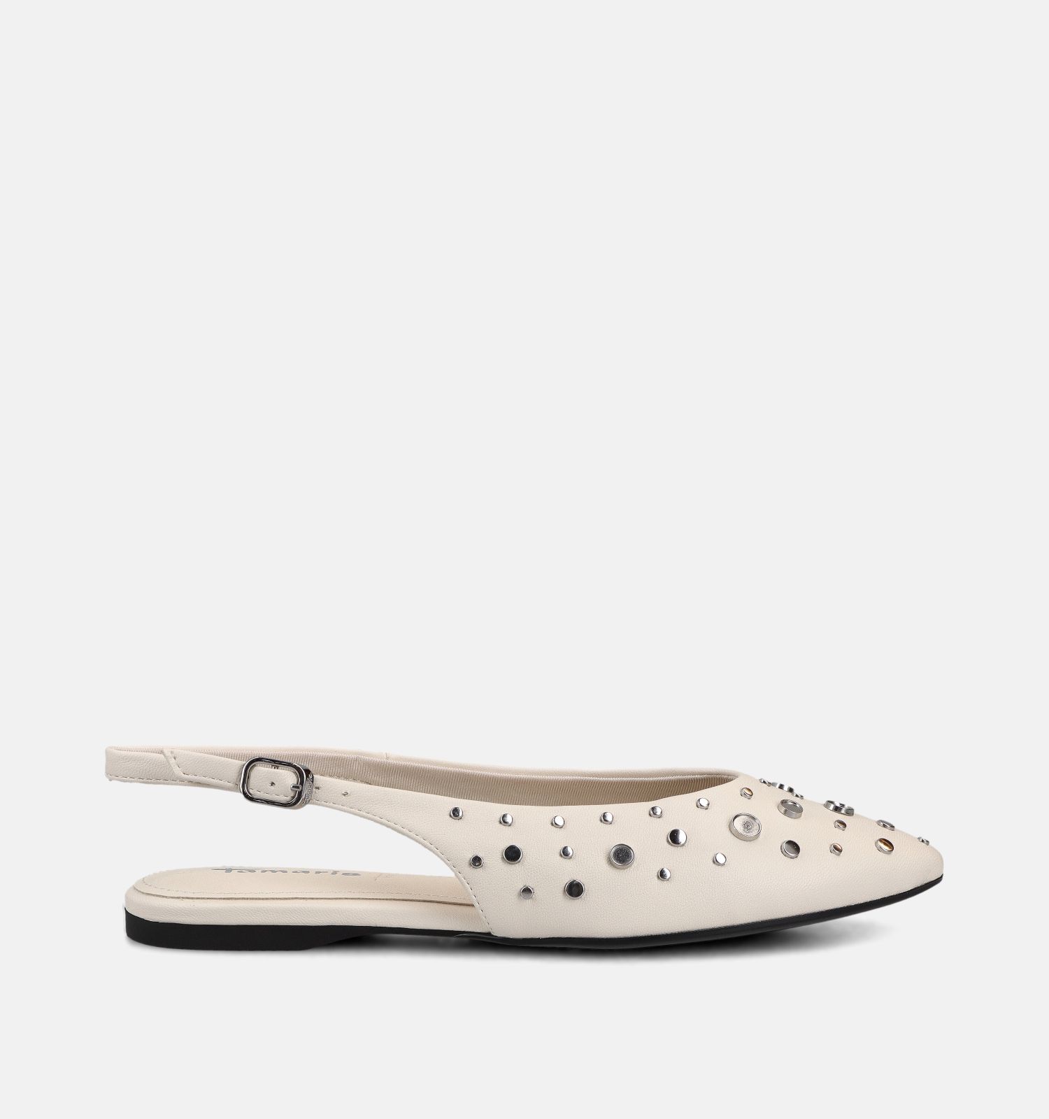 Tamaris Ballerines Slingback en Ecru