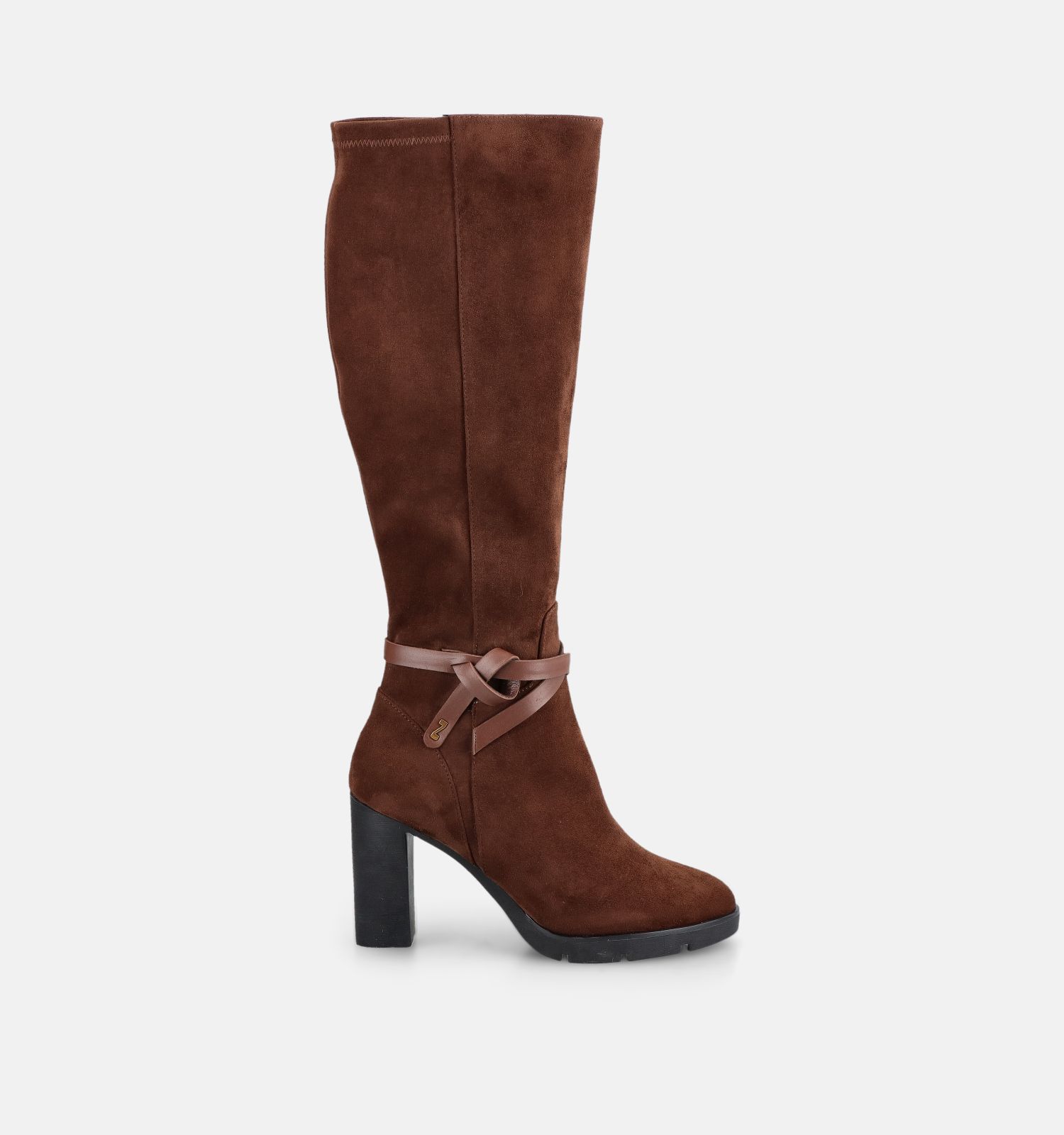 Nathan-Baume Bottes hautes en Brun foncé