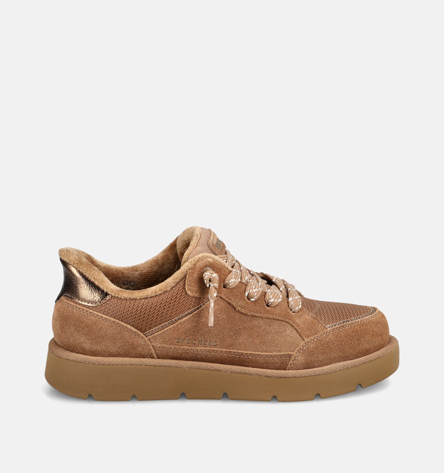 Skechers Keepsakes Cozy Street Hiker Baskets en Cognac