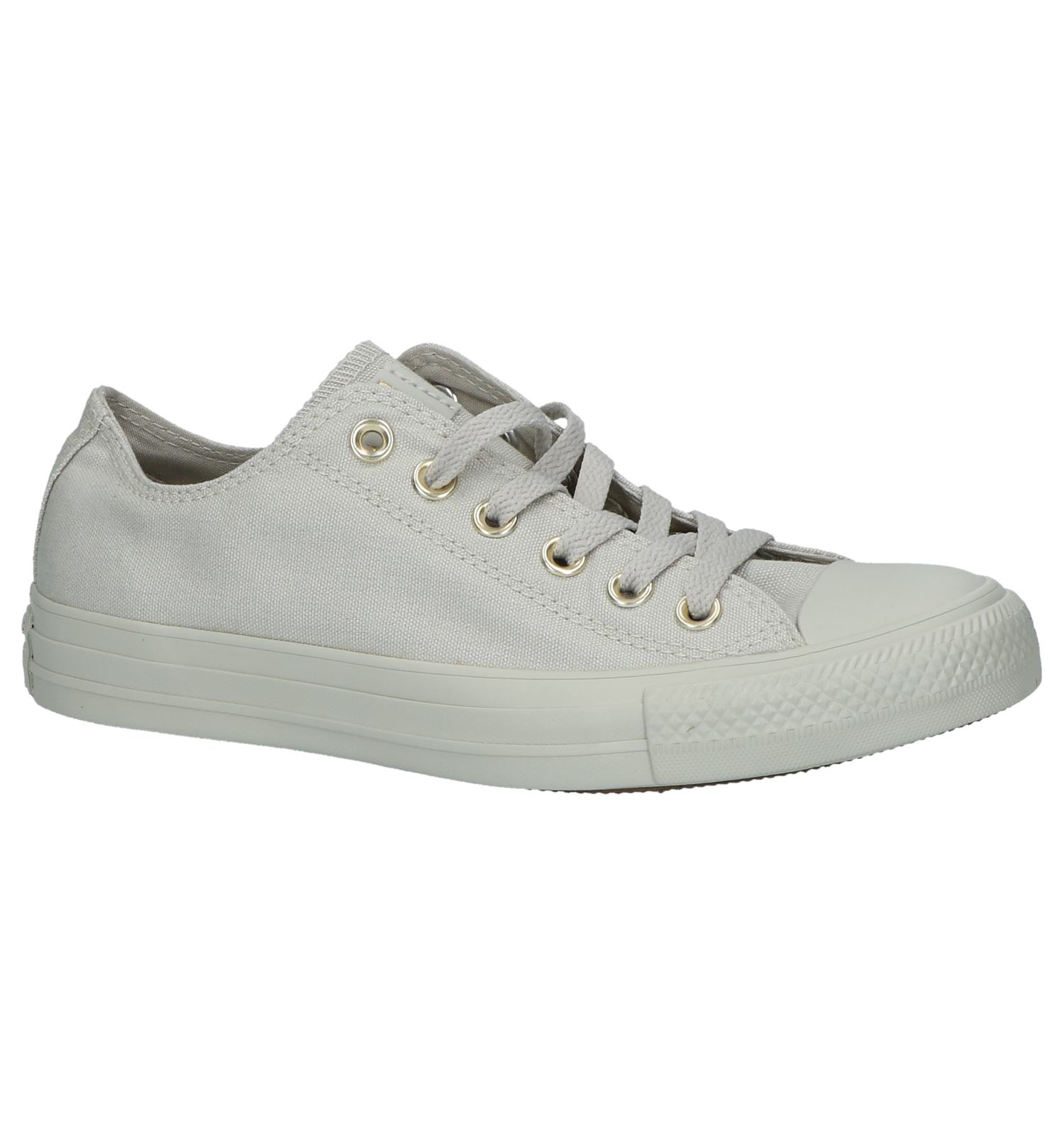 converse grise clair basse