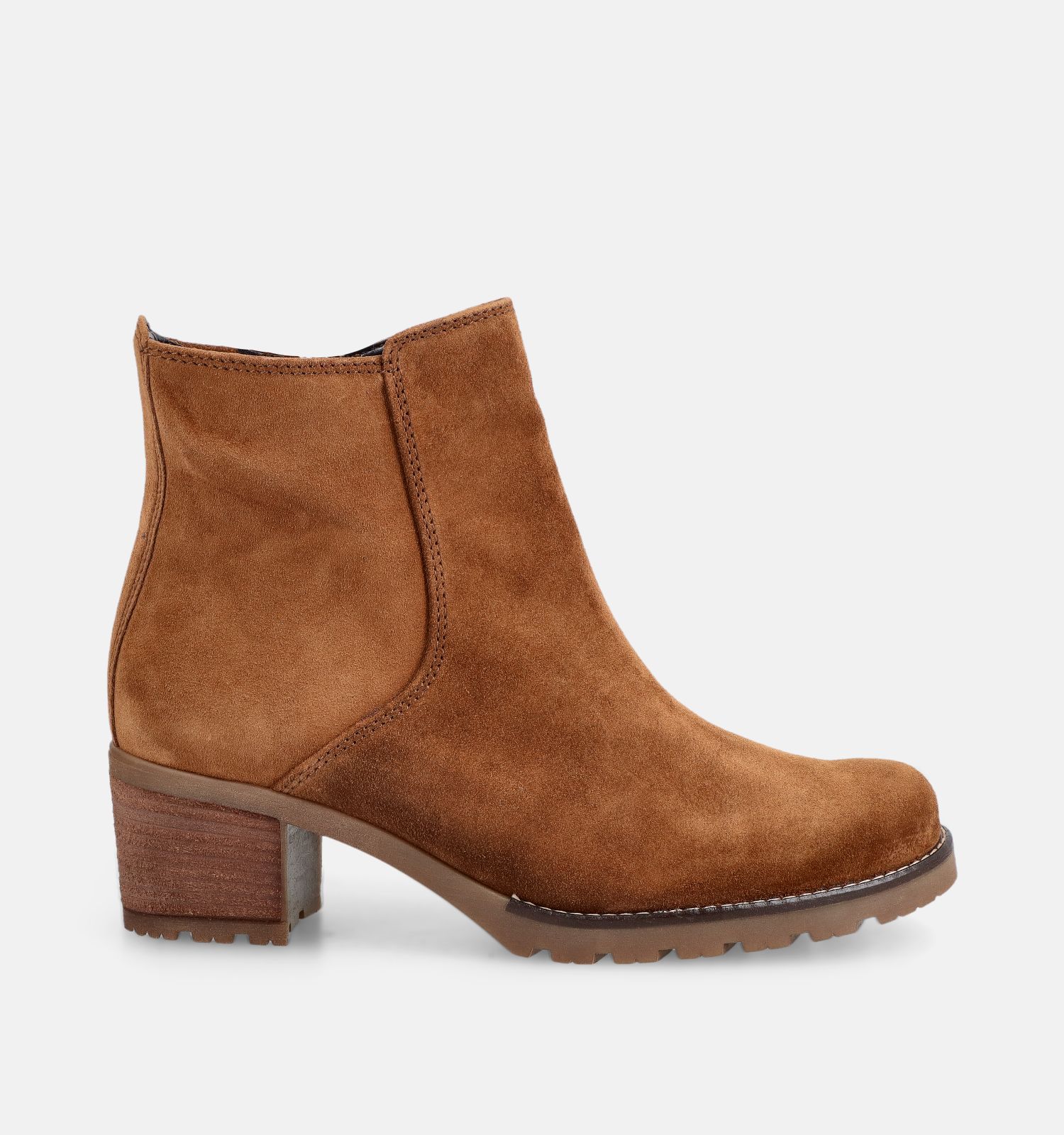 Gabor Comfort Bottines à talons en Cognac
