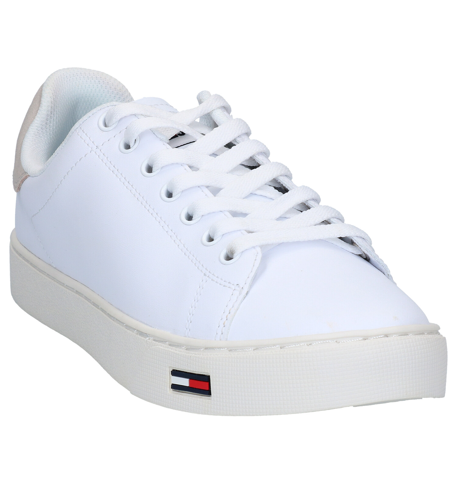 Tommy Hilfiger Essential Witte Veterschoenen | TORFS.BE | Gratis verzend en  retour