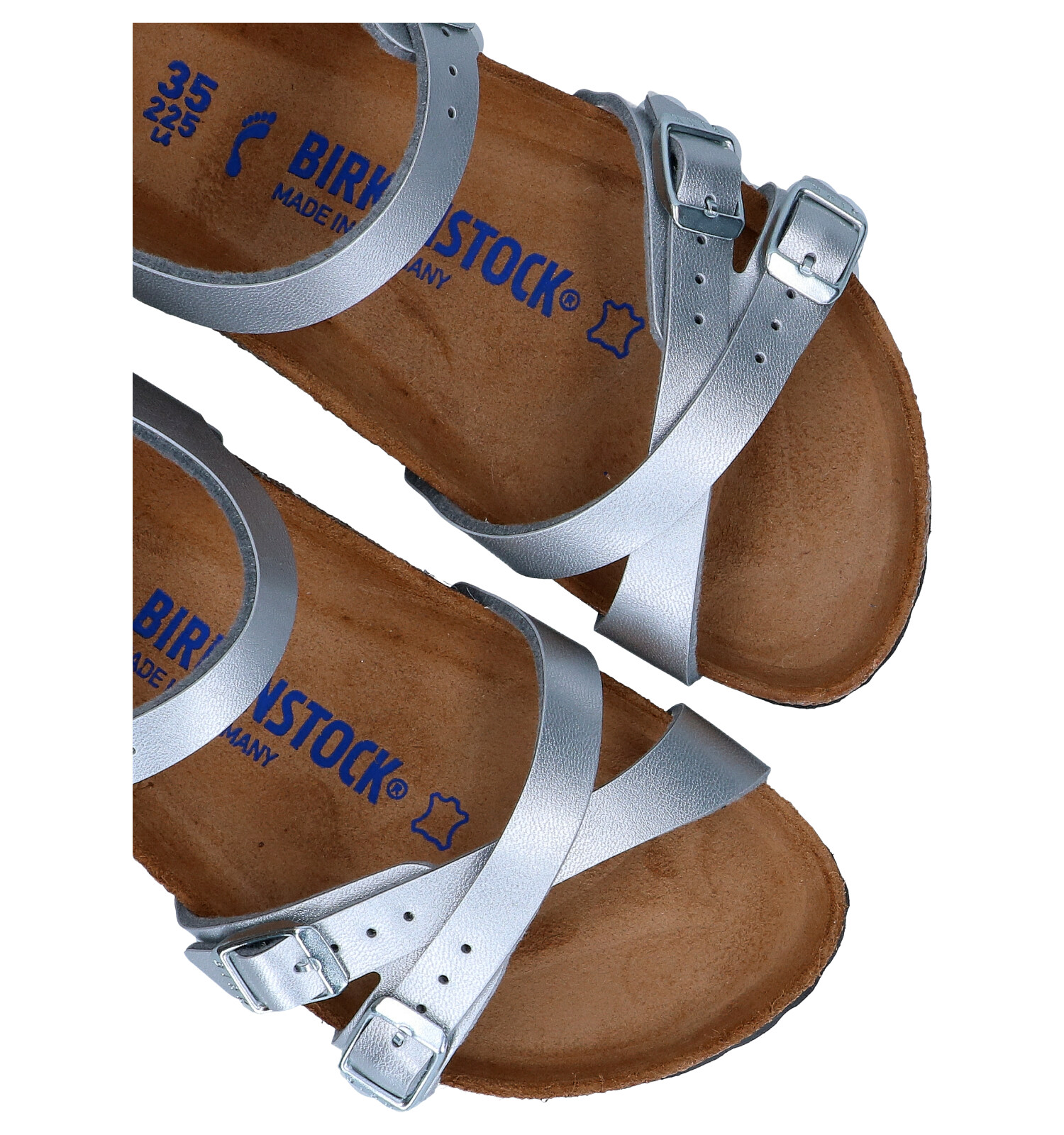 Birkenstock Kumba Zilveren Sandalen | TORFS.BE | Gratis verzend en retour