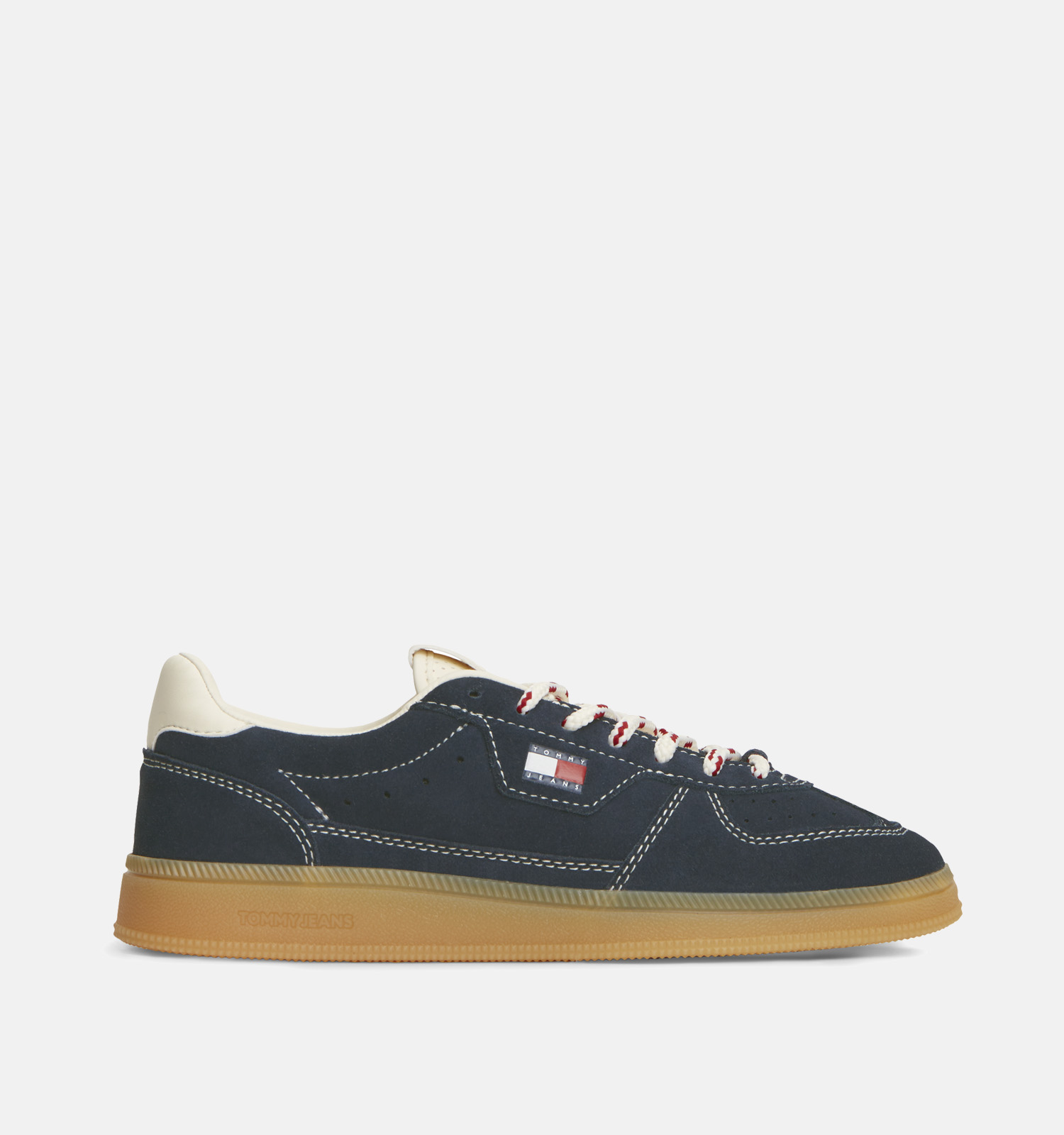 Tommy Hilfiger The Greenwich Edge Suede Baskets casual en Bleu Foncé