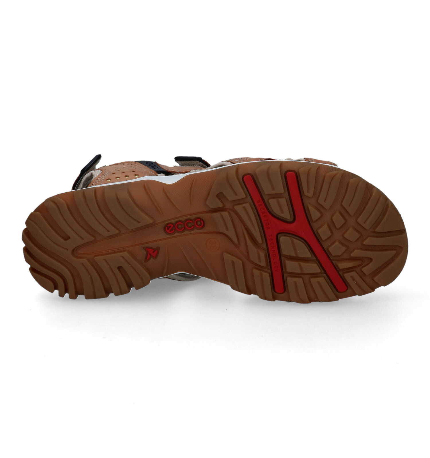 ECCO Offroad Lite Naturel Sandalen Dames Sandalen Online op
