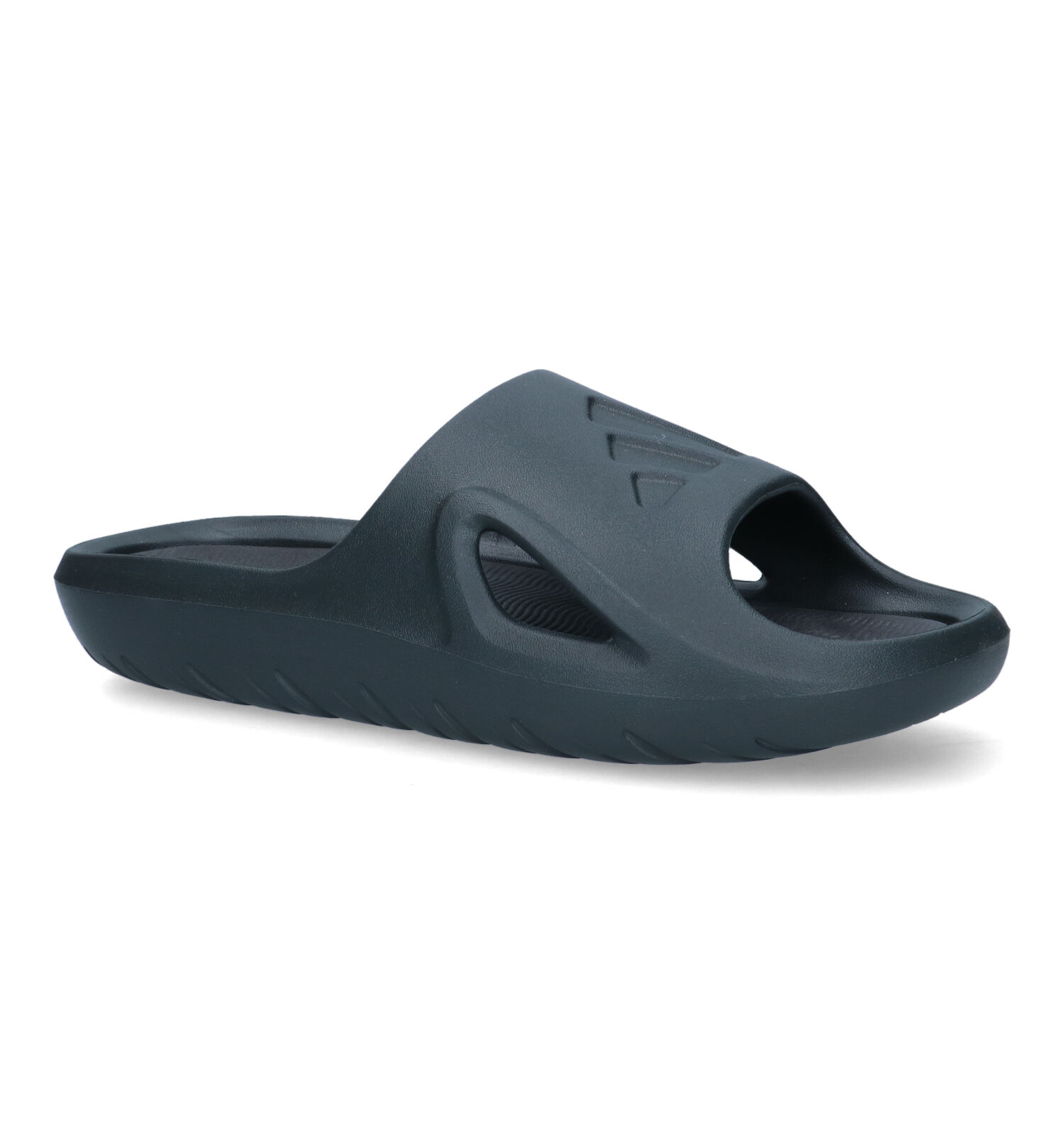 Grijze adidas slippers sales