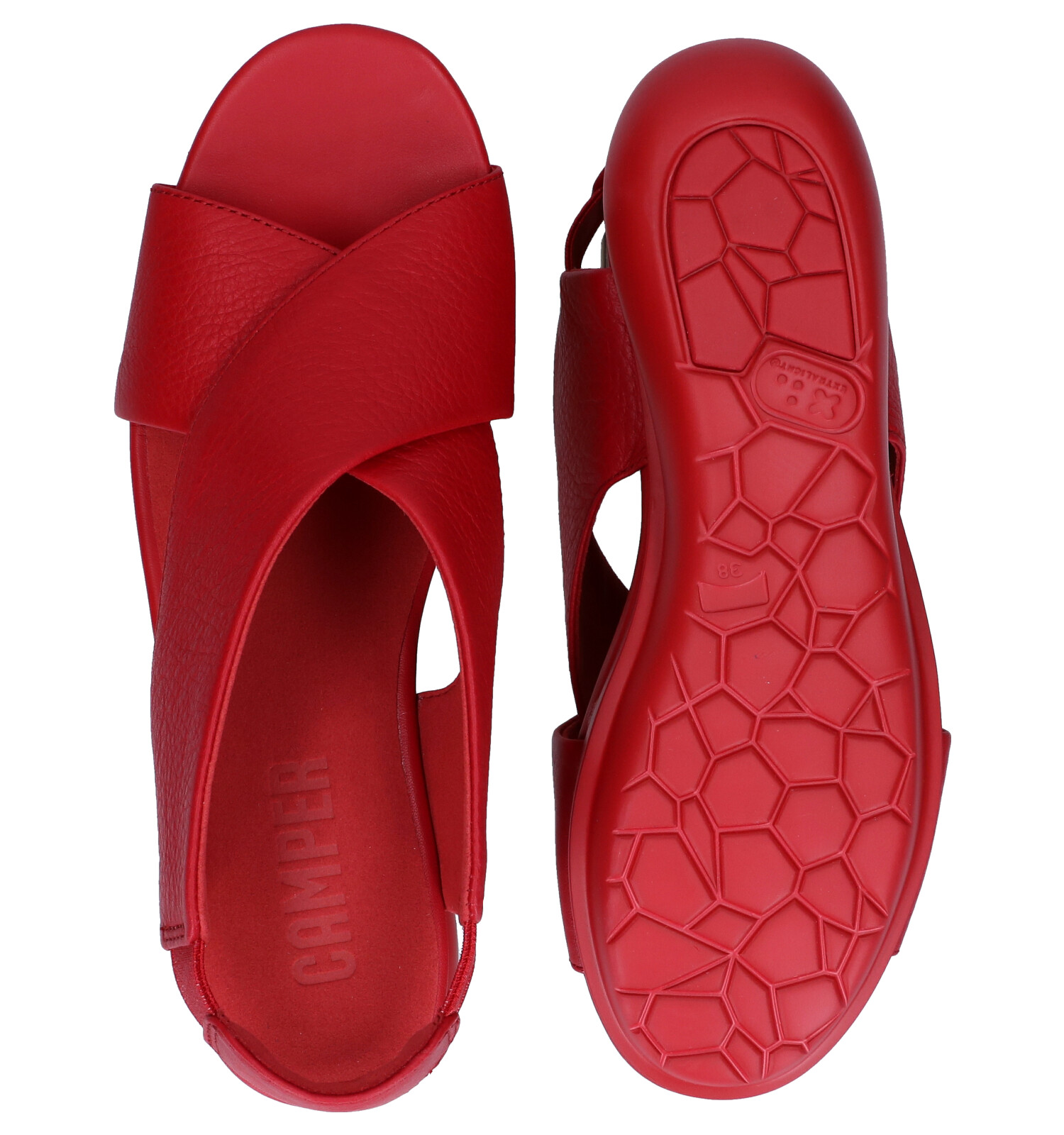 Camper Rode Sandalen | TORFS.BE | Gratis verzend en retour