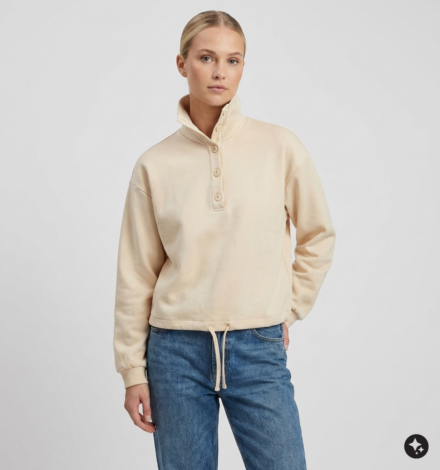 Desires Rosina Sweatshirt en Beige