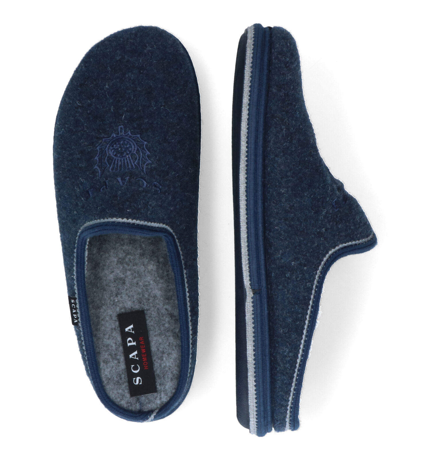 Scapa Blauwe Pantoffels | TORFS.BE | Gratis verzend en retour