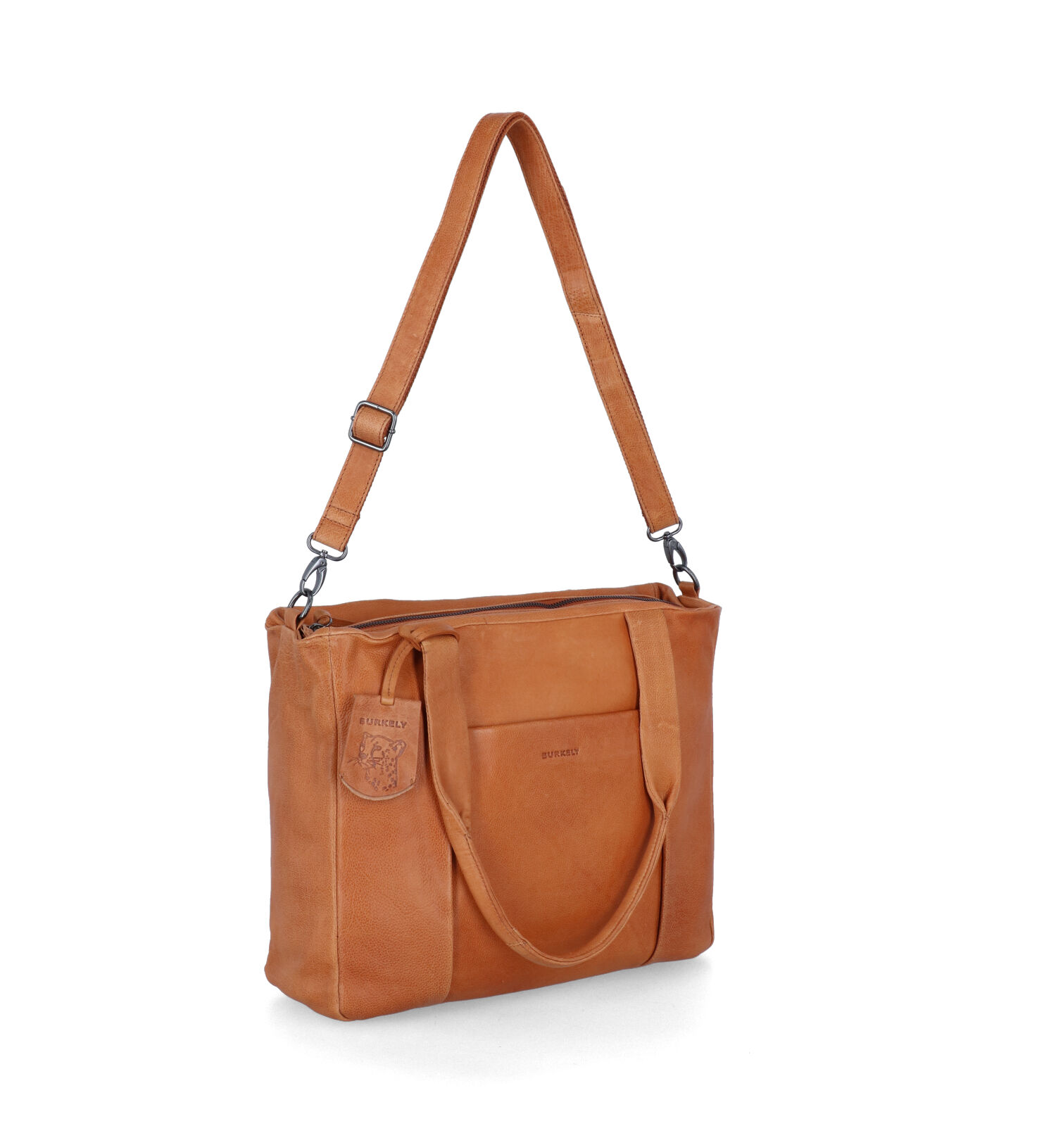 garage Bedelen Heerlijk Burkely Just Jolie Cognac Laptoptas | Dames Laptoptassen