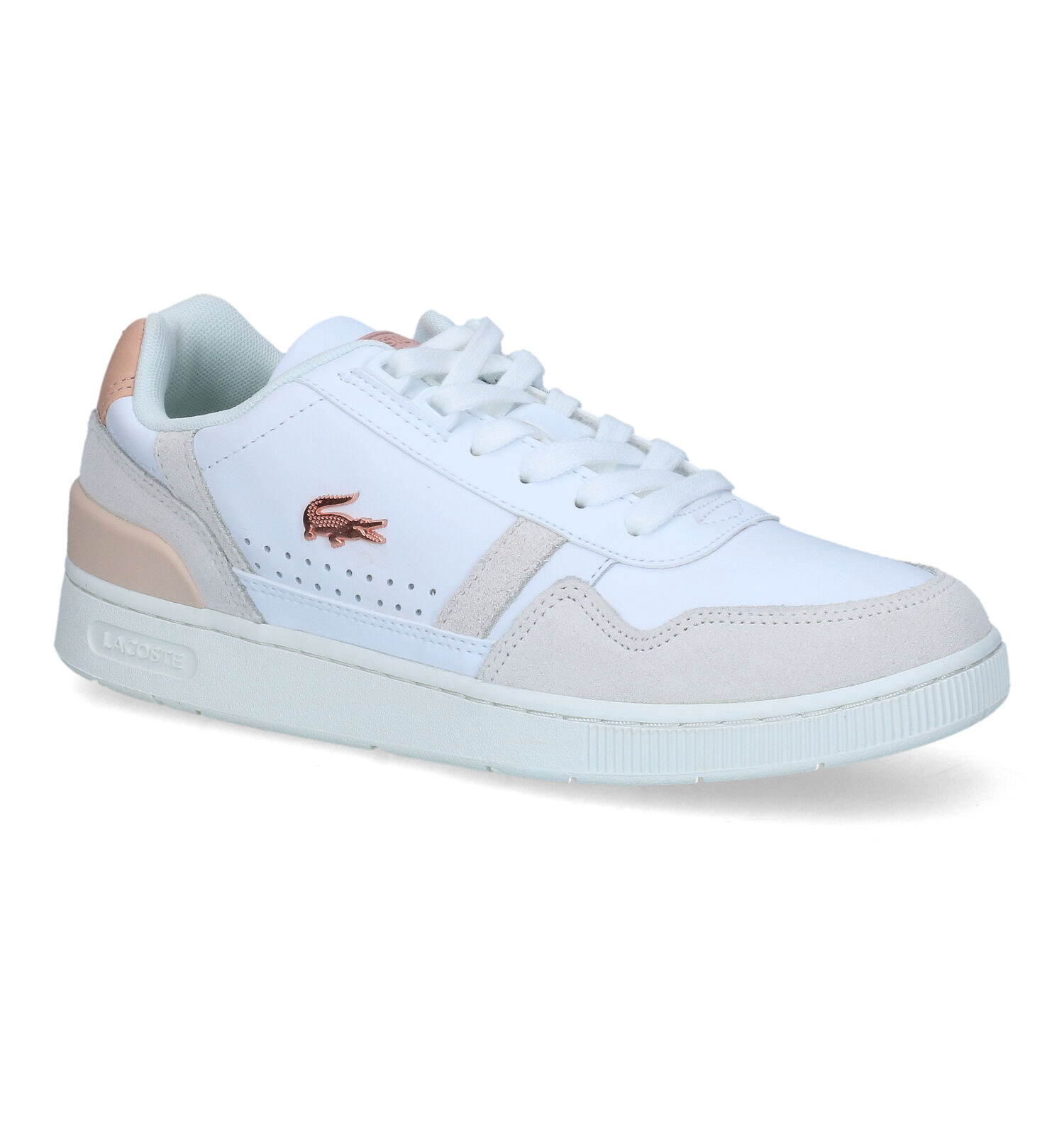 Lacoste T-Clip Witte Sneakers | TORFS.BE | Gratis verzend en retour