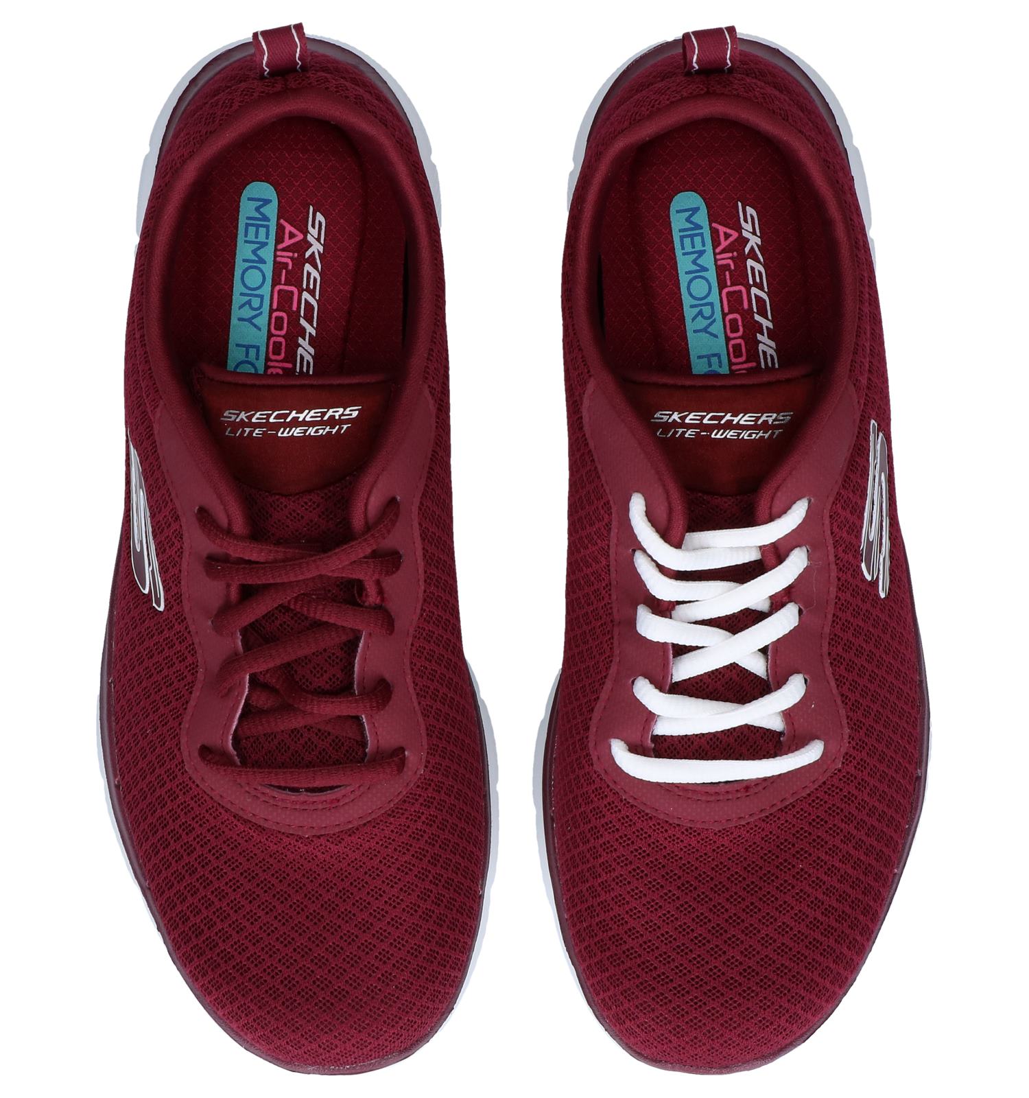 chaussures skechers femme bordeaux