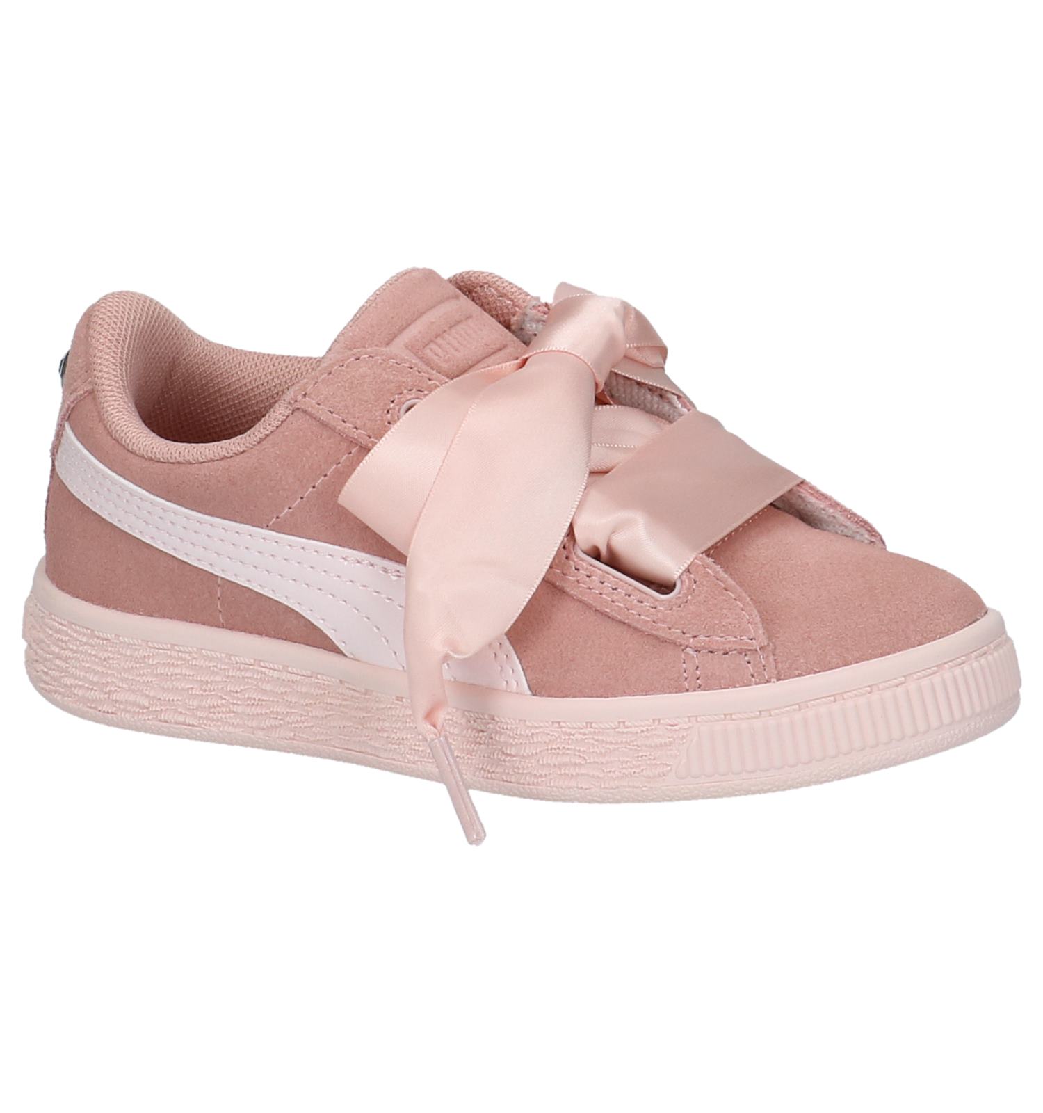 roze puma slippers