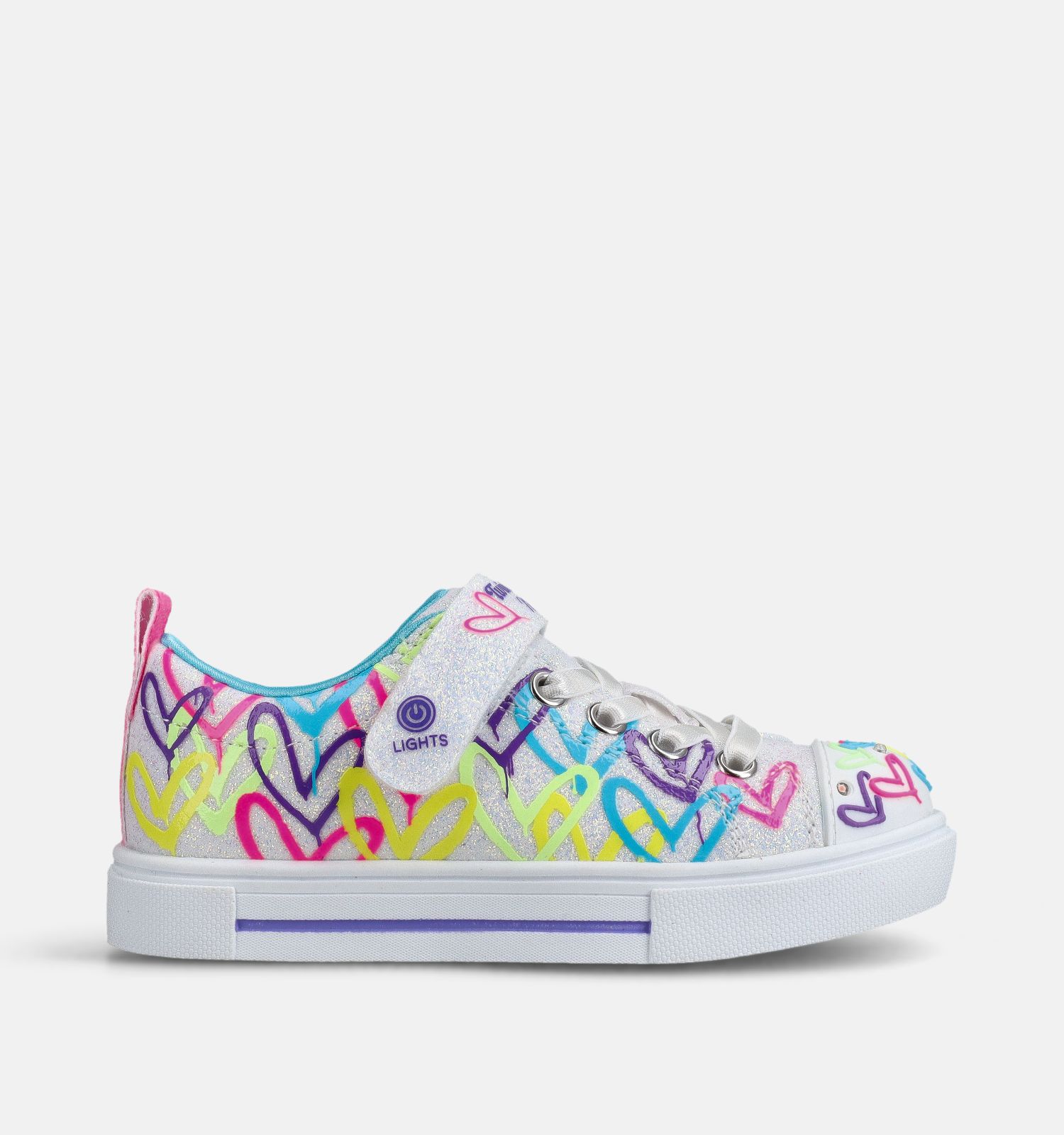 Skechers Twinkle Sparks Baskets en Blanc