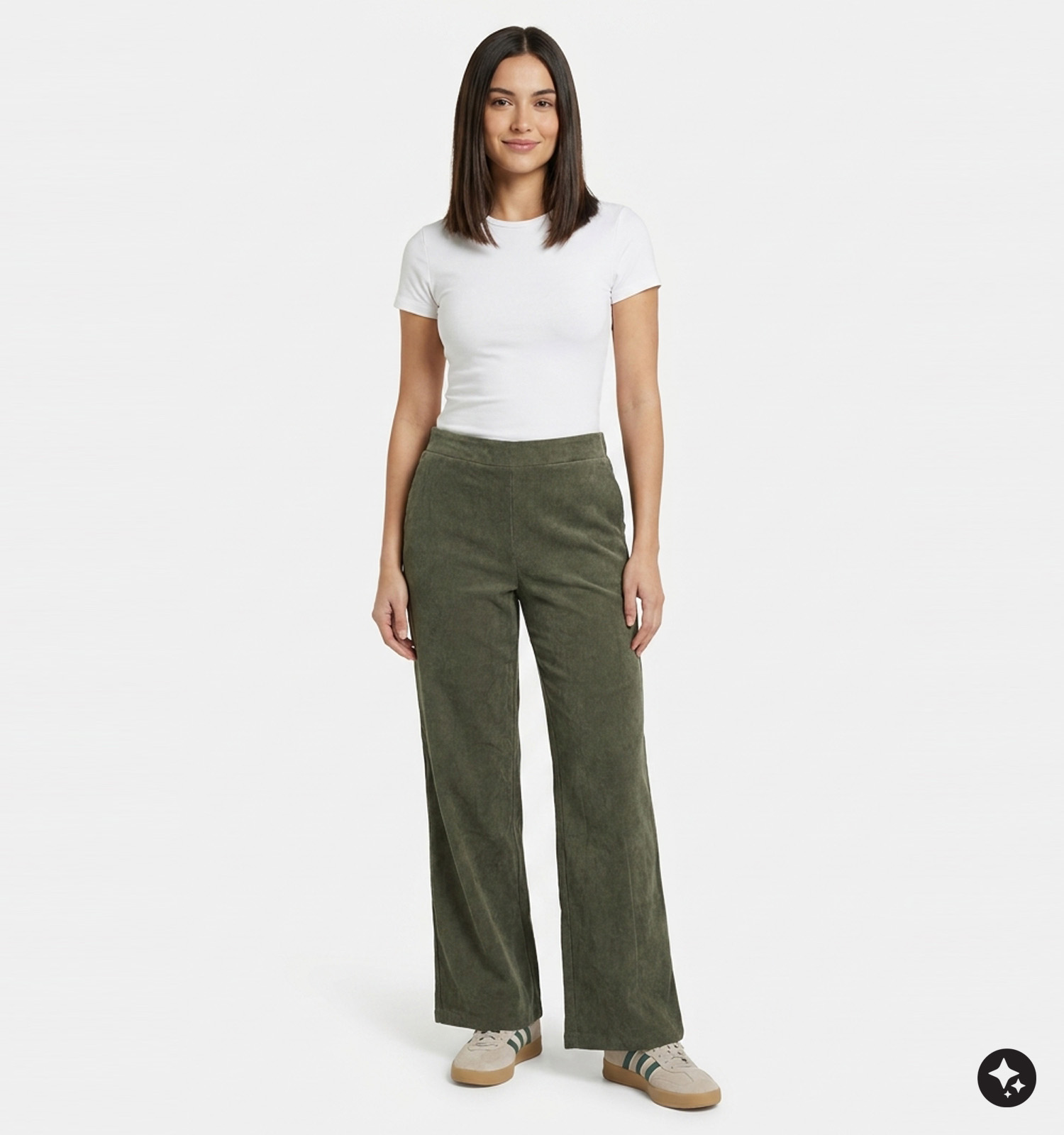 Vero Moda Elly Donkergroene Broek