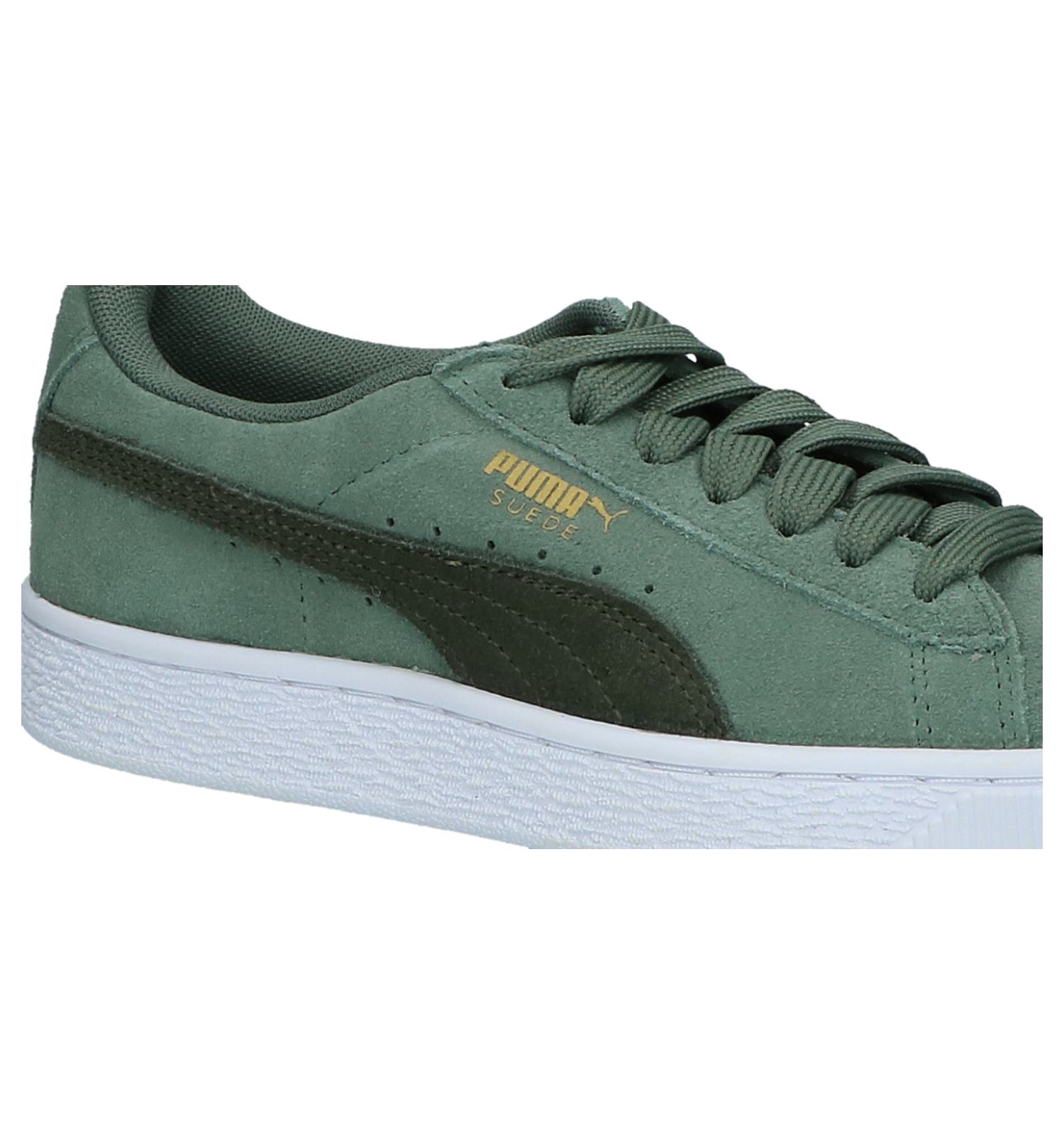 puma suede verte menthe