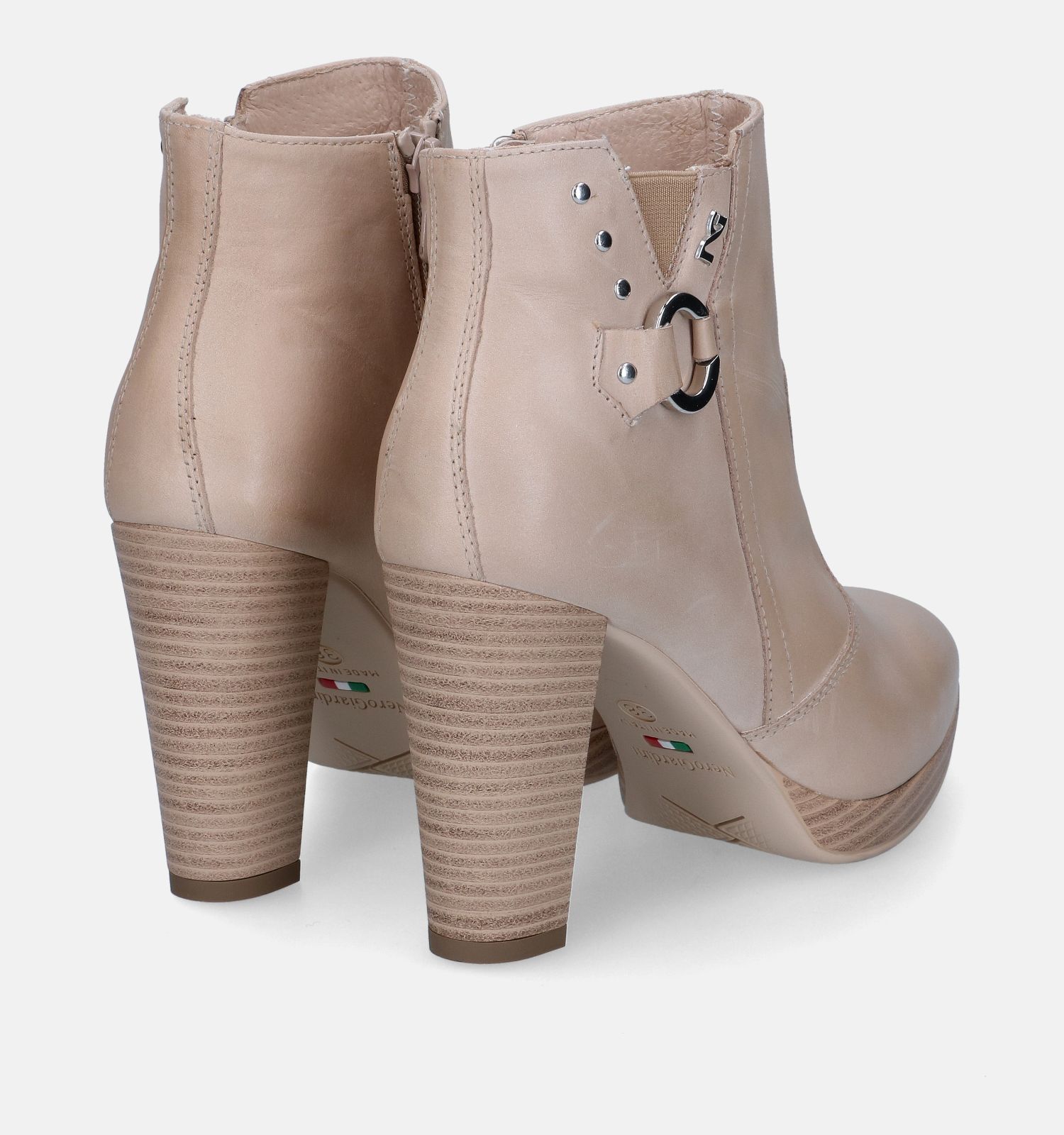 NeroGiardini Taupe Enkellaarzen | TORFS.BE | Gratis verzend en retour