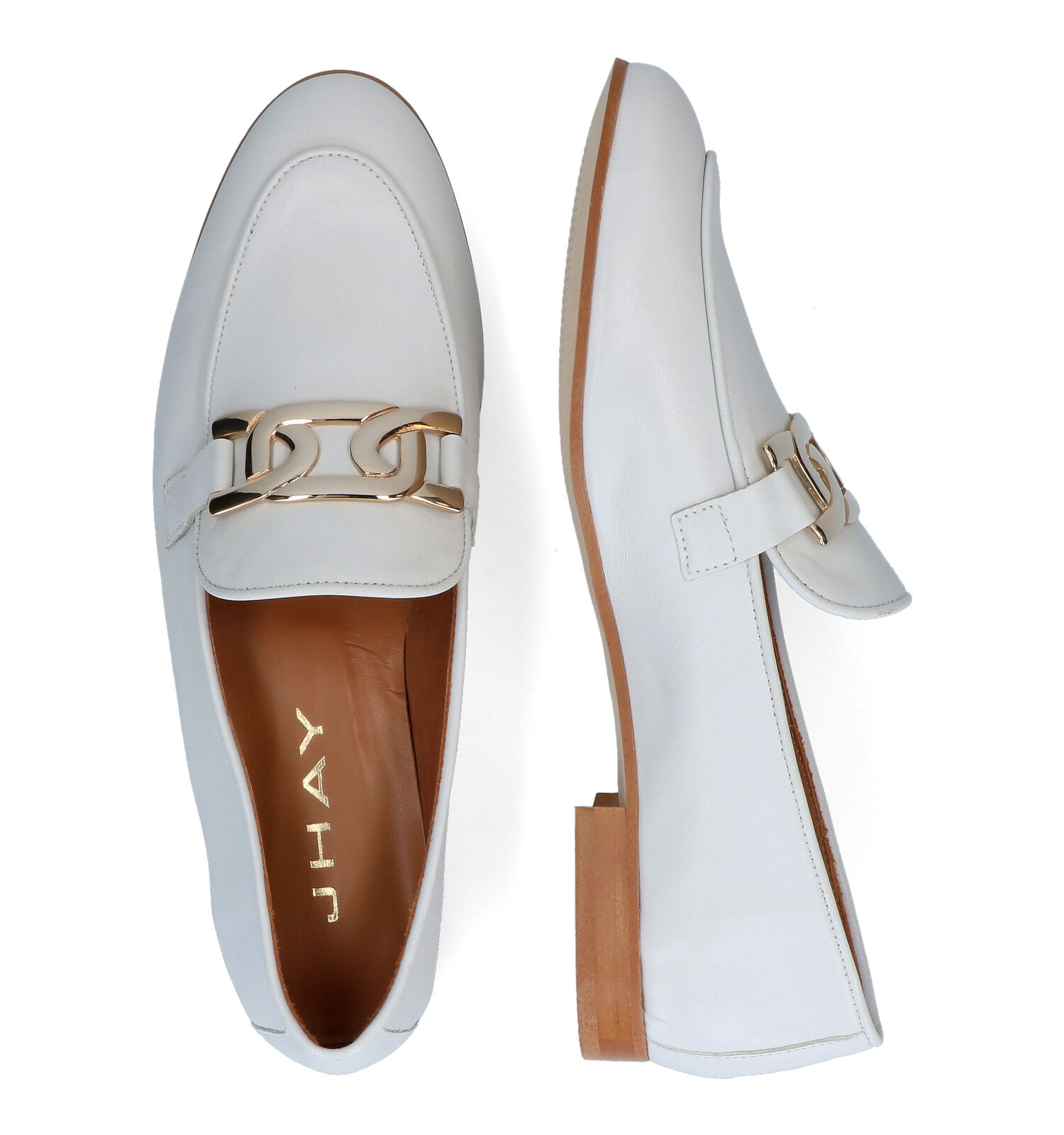 Jhay Witte Loafers | Lage