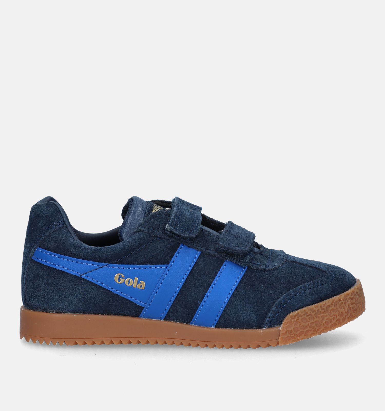 Gola Harrier Strap Baskets en Bleu Garcons Baskets en ligne sur TORFS.BE