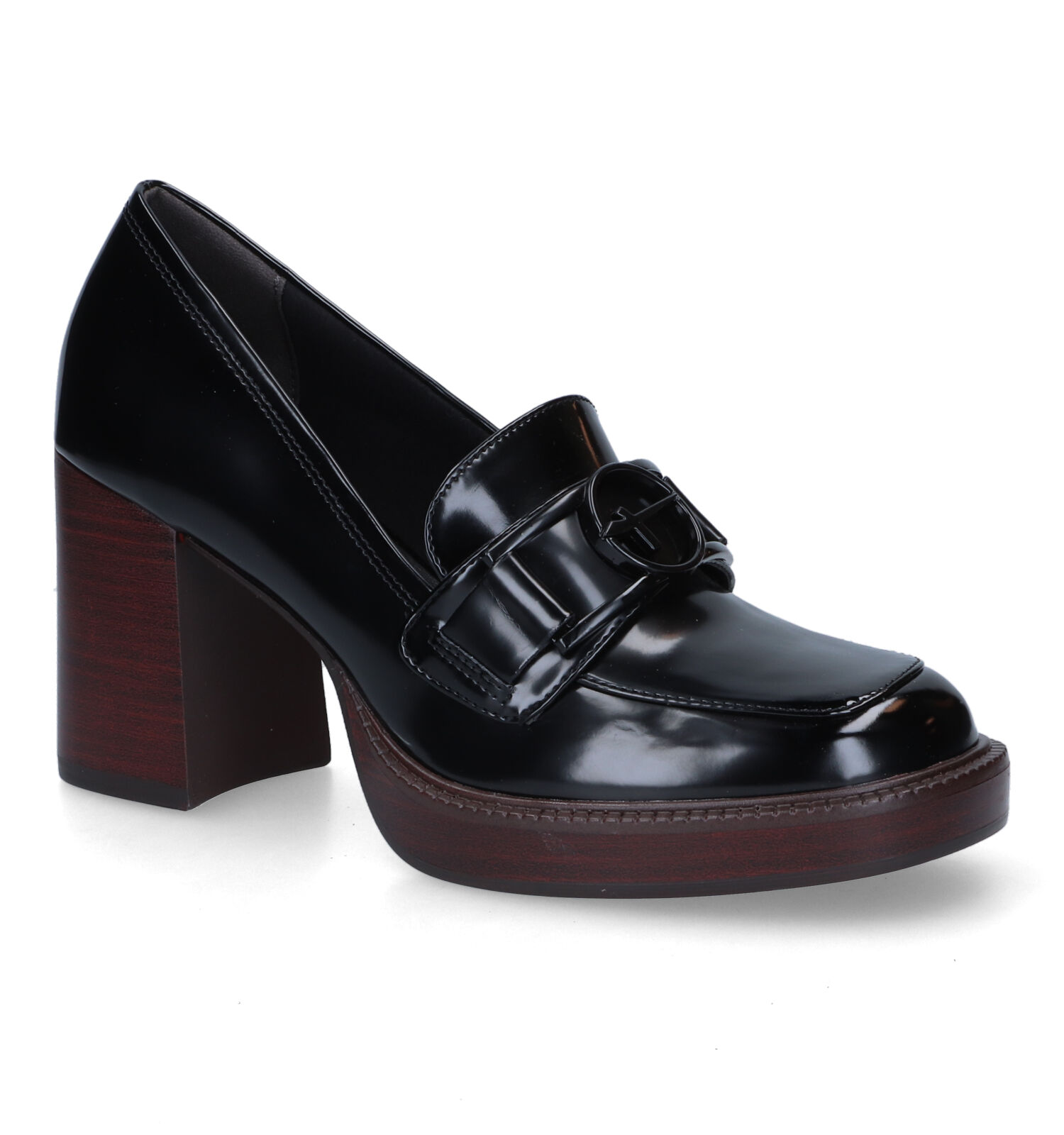Escarpins Montants Minelli En Velours Noir, Taille 39, Talons Kitten Heel 8.5 Cm - Occasion Très Bon état