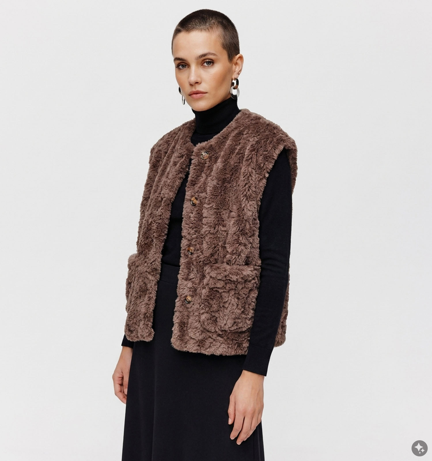 Laurent David Taupe Bodywarmer