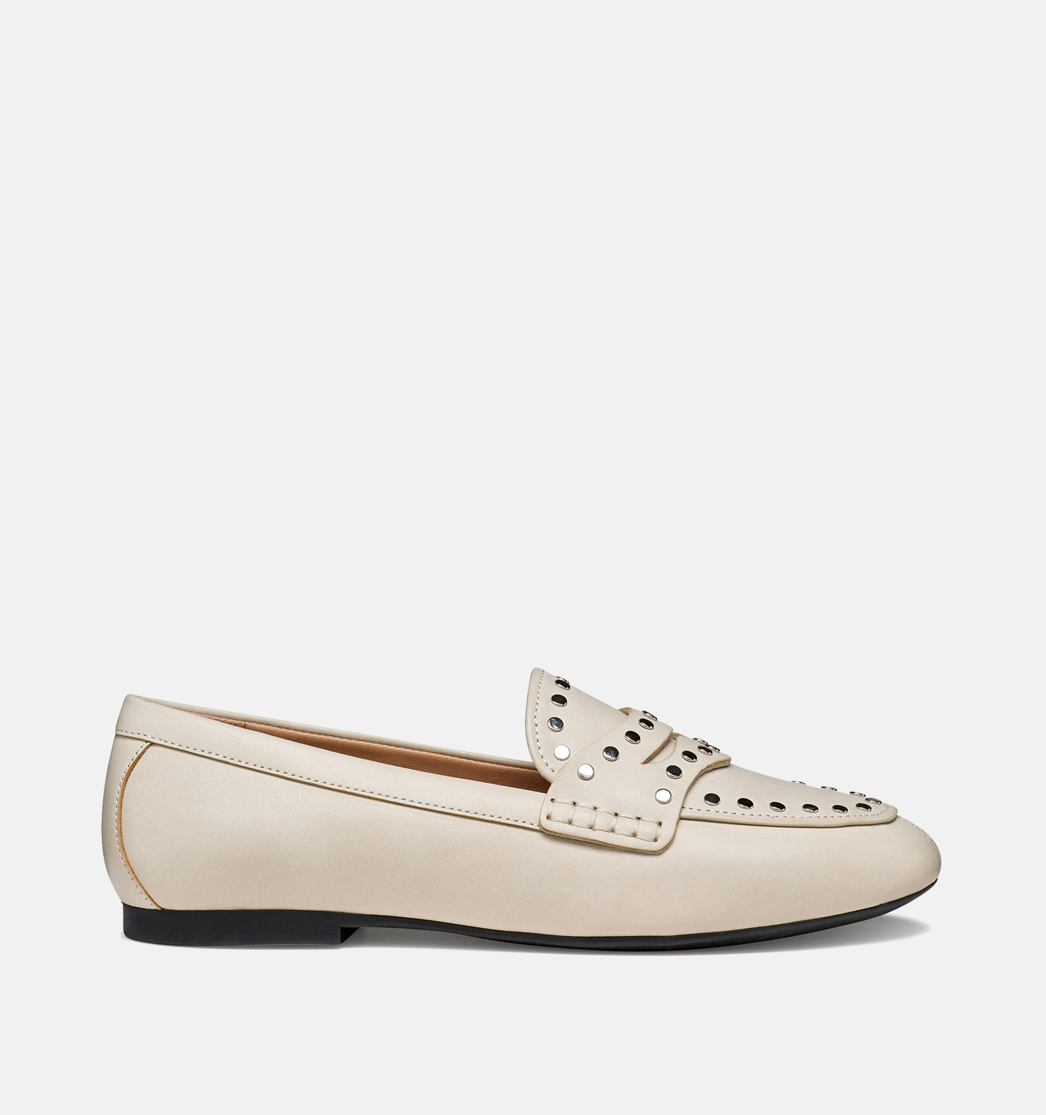 Geox New Palmaria Lichtbeige Loafers